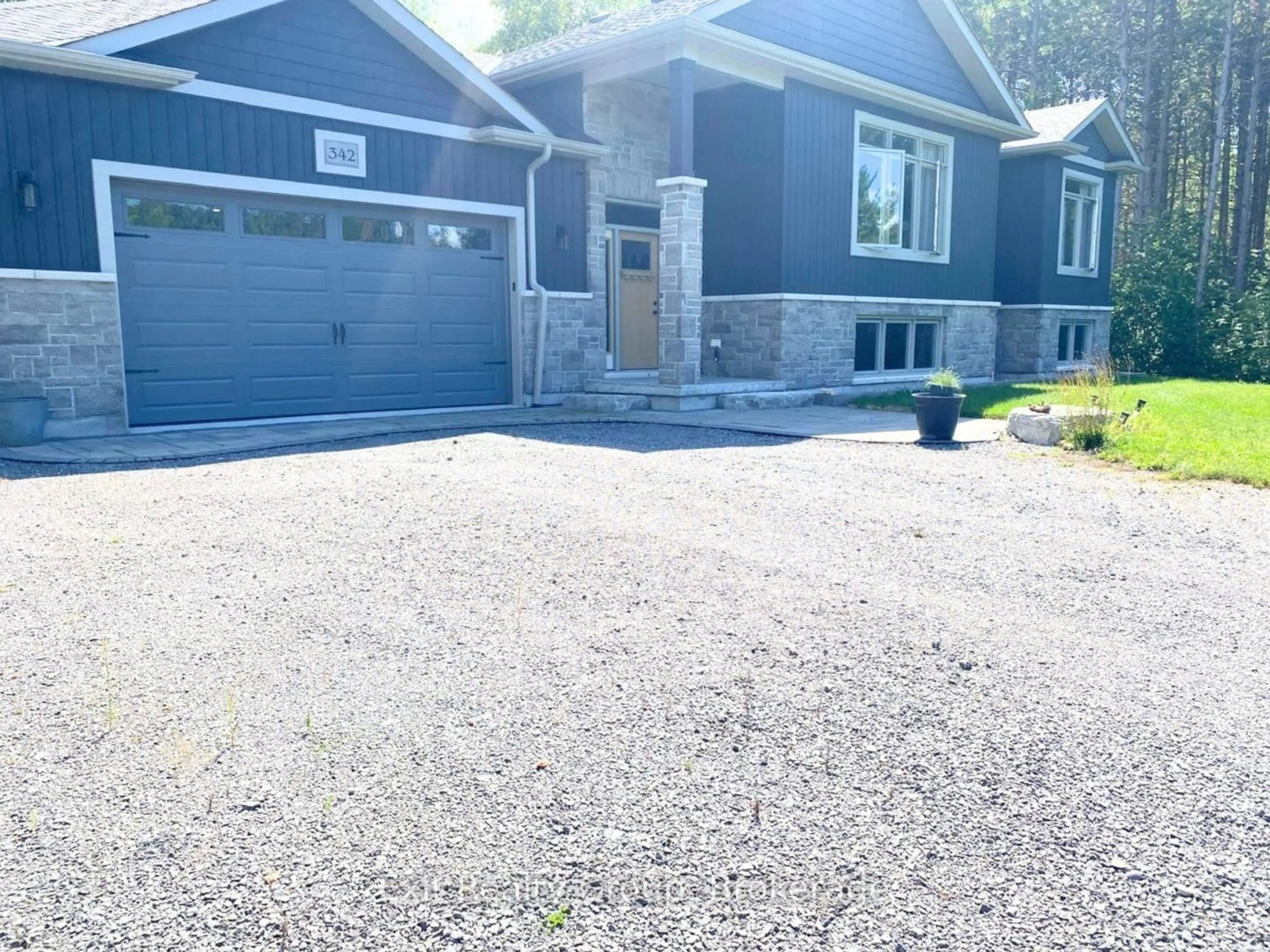 Home with vinyl exterior material, street for 342 Cooke Armstrong Rd, Hastings Ontario K0K 2C0