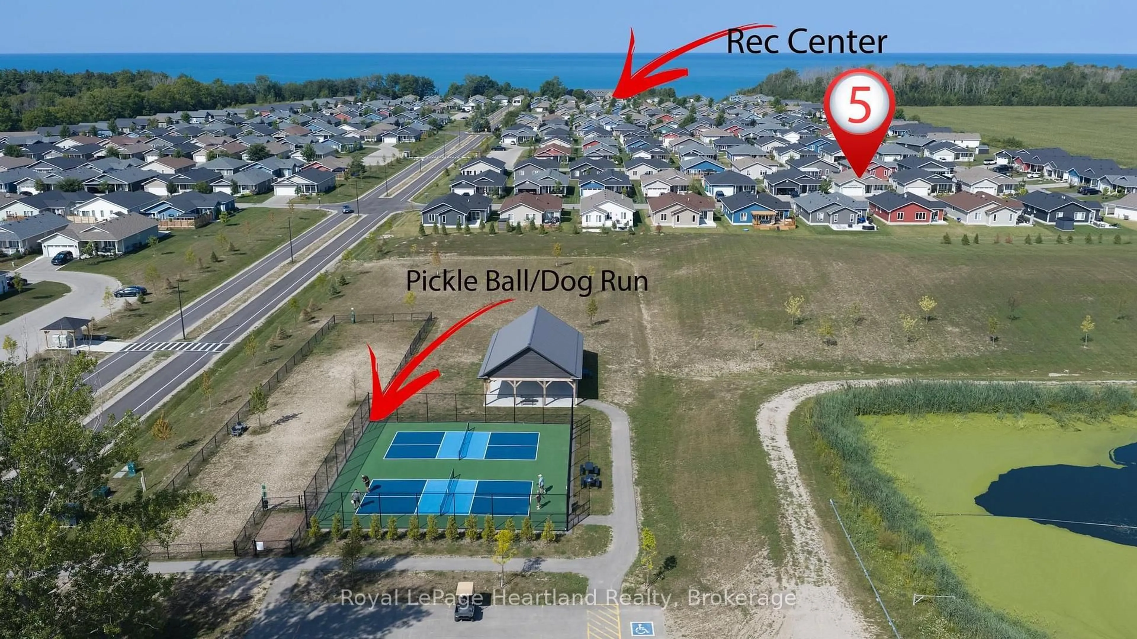 A pic from outside/outdoor area/front of a property/back of a property/a pic from drone, water/lake/river/ocean view for 5 SWEETWATER Dr, Ashfield-Colborne-Wawanosh Ontario N7A 0B9