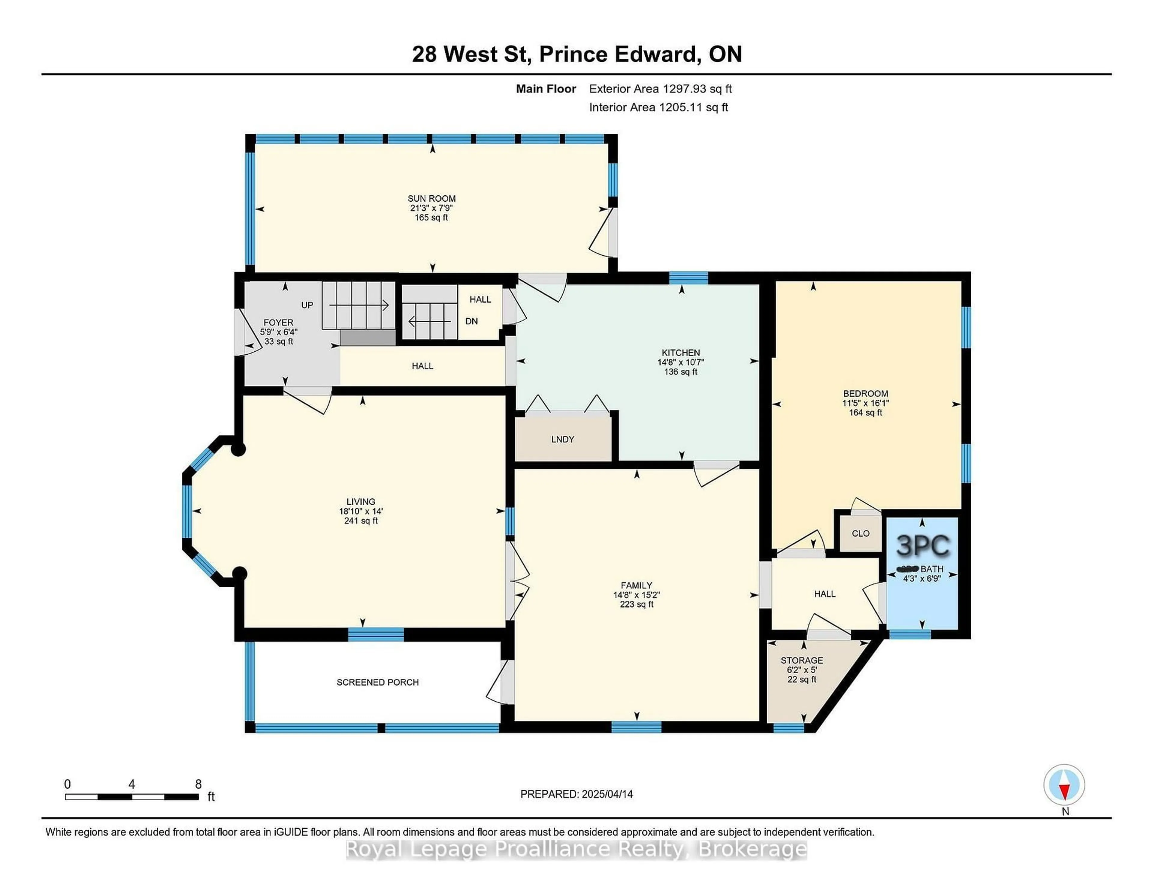 Floor plan for 28 West St, Prince Edward County Ontario K0K 3L0