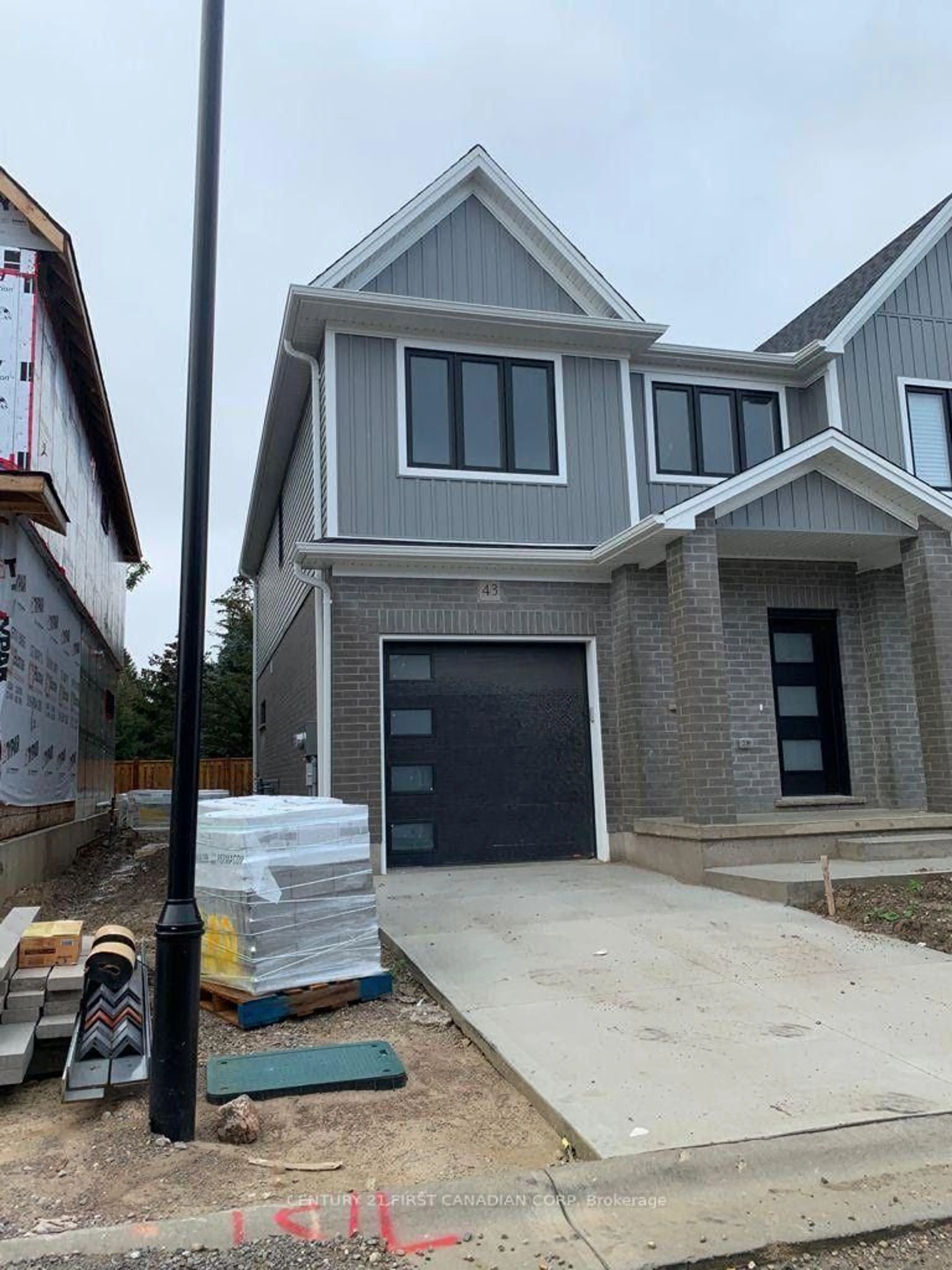 Home with brick exterior material, street for 1 Miller Dr #43, Lucan Biddulph Ontario N0M 2J0