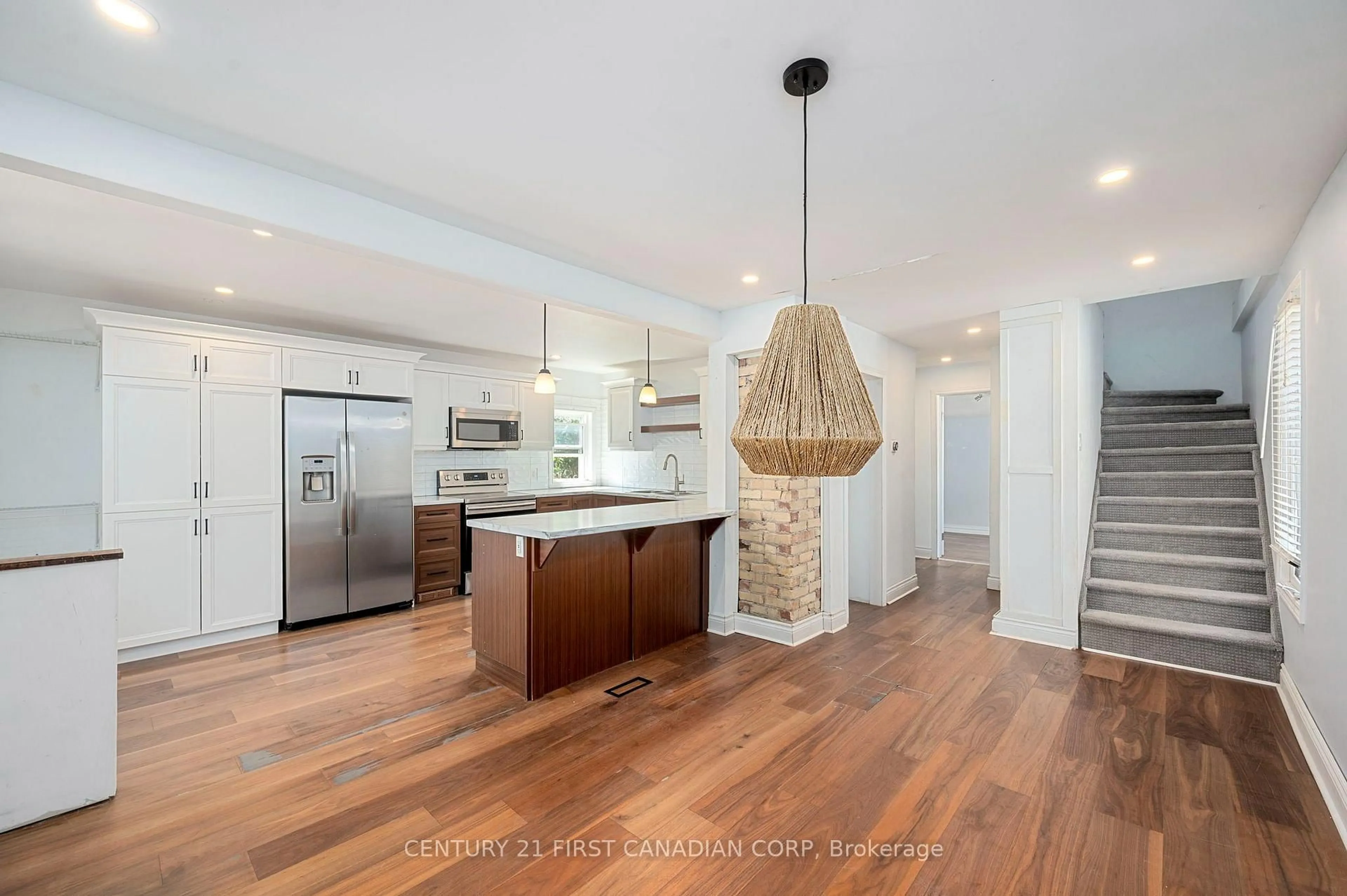 Open concept kitchen, unknown for 229 St Julien St, London East Ontario N5Z 2N2