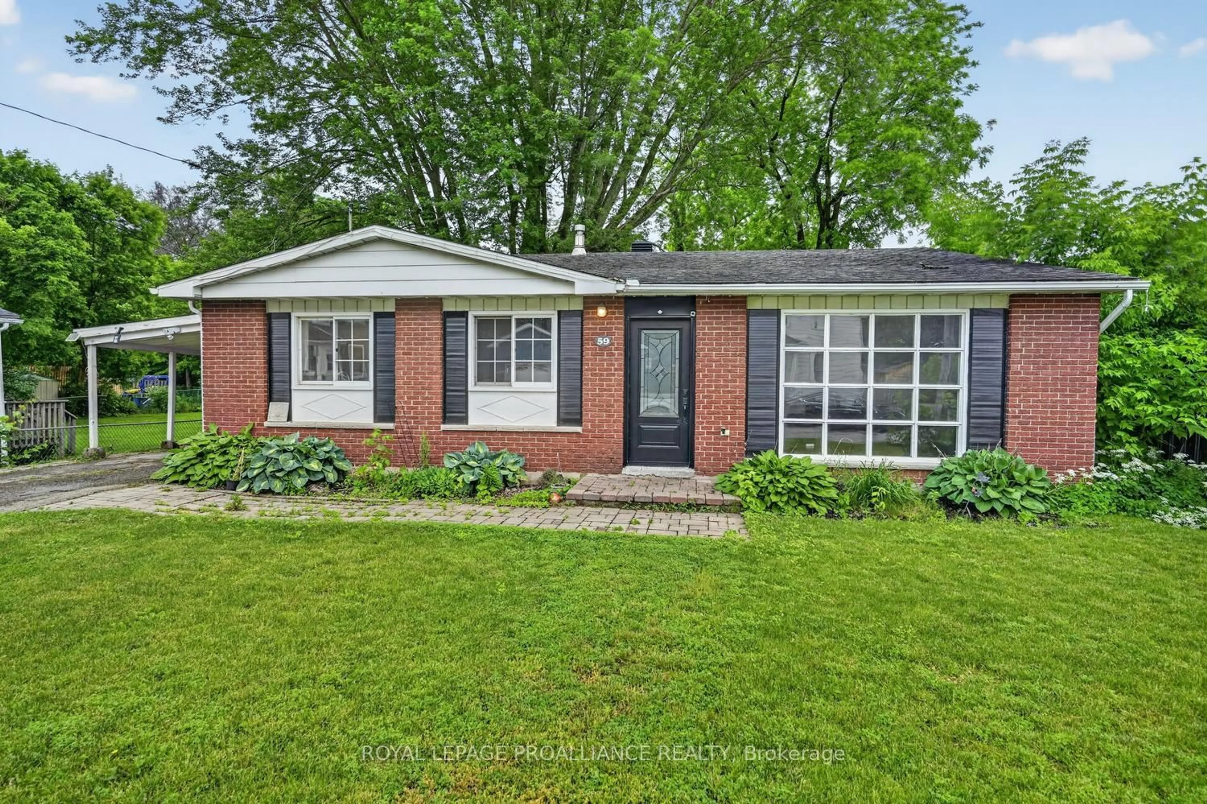 Home with brick exterior material, street for 59 Abbott St, Brockville Ontario K6V 4A5