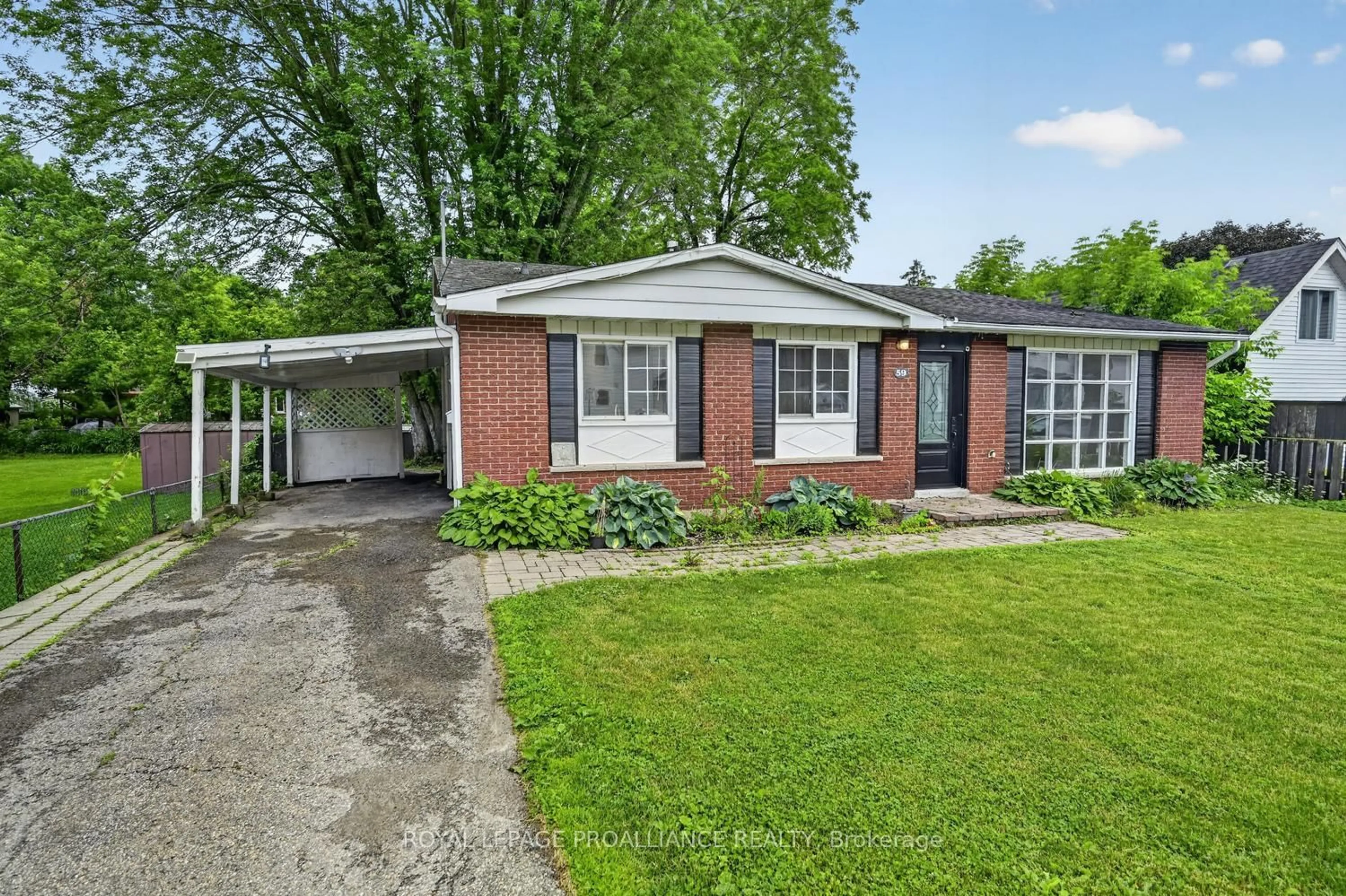 Home with brick exterior material, street for 59 Abbott St, Brockville Ontario K6V 4A5