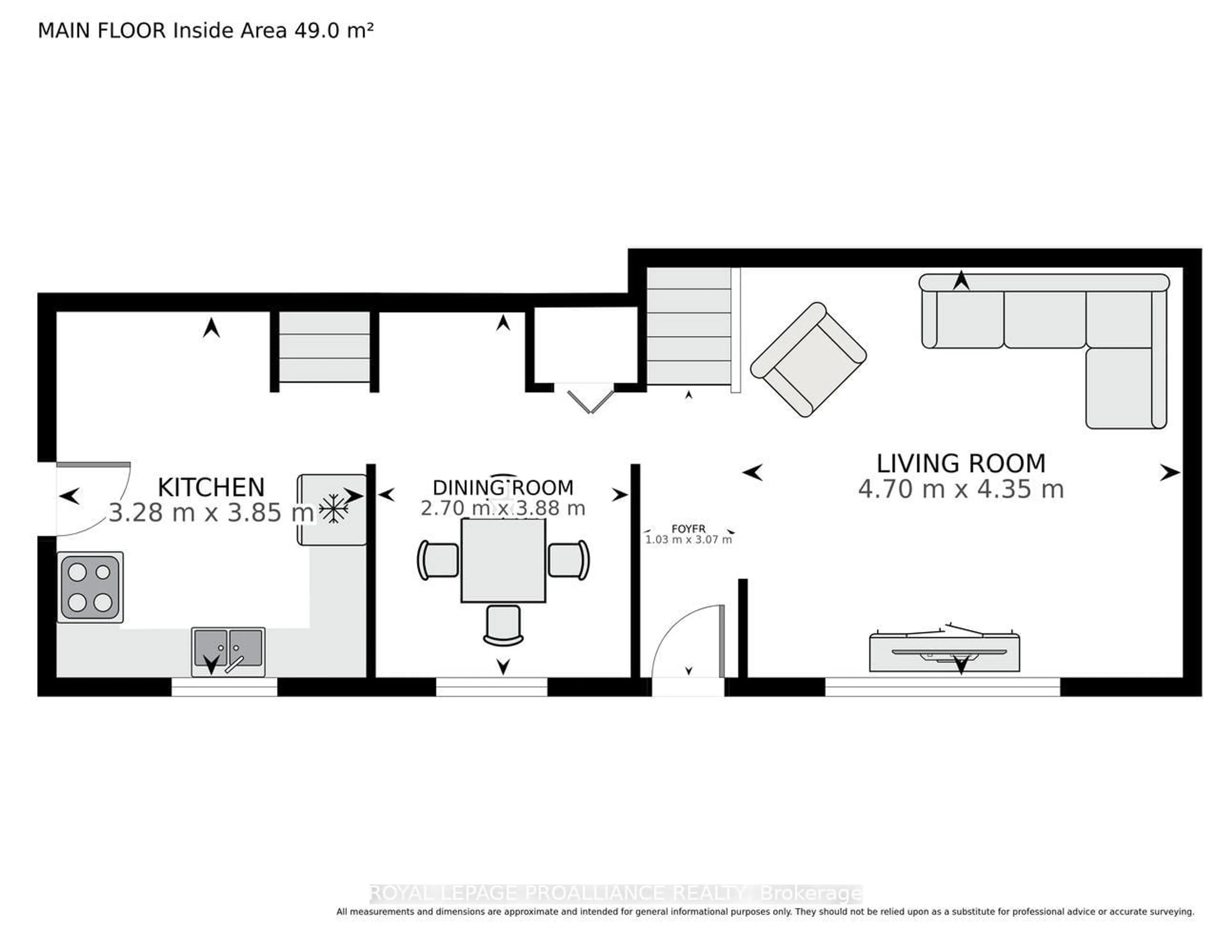 Floor plan for 59 Abbott St, Brockville Ontario K6V 4A5