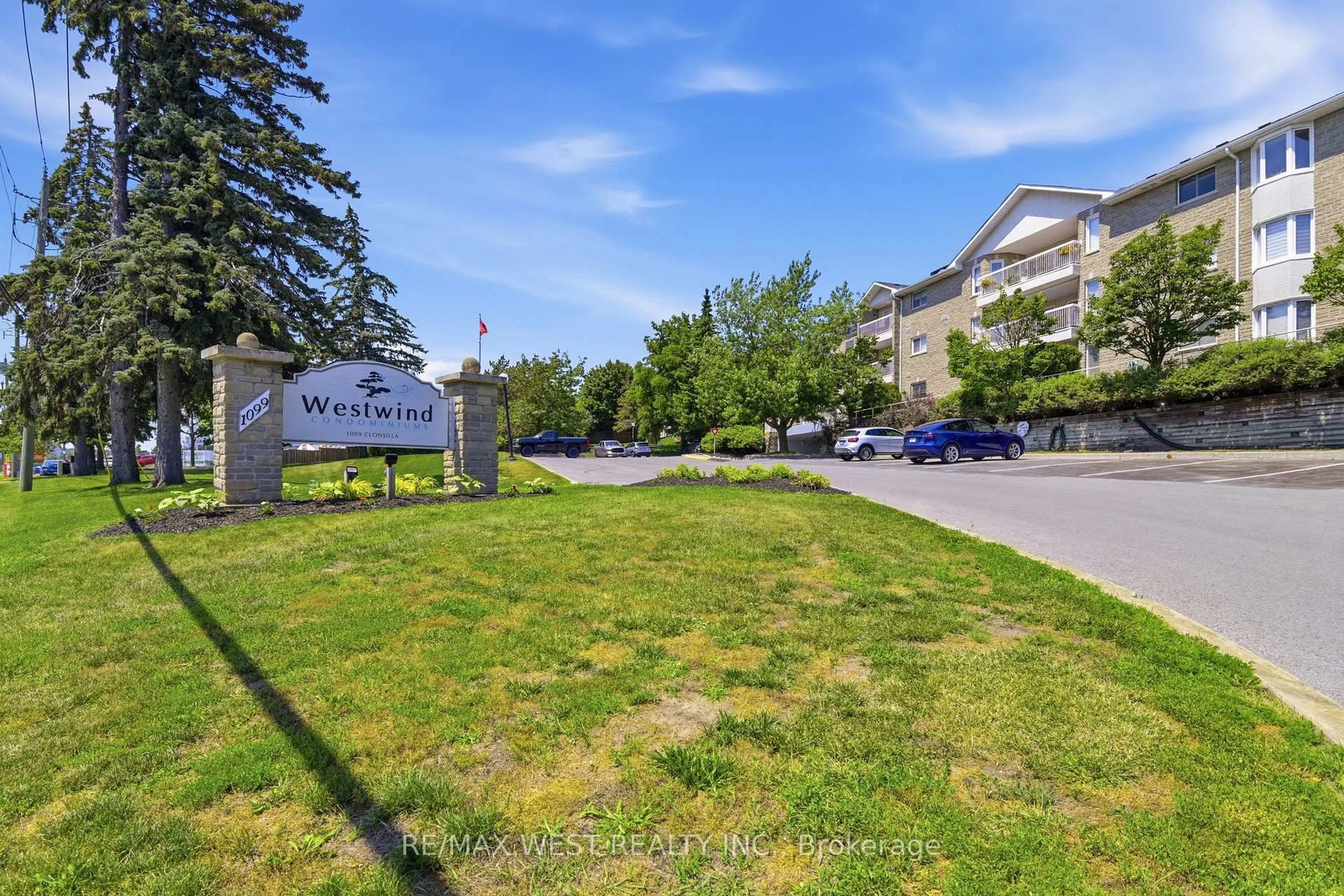 A pic from outside/outdoor area/front of a property/back of a property/a pic from drone, mountain view for 1099 Clonsilla Ave #205C, Peterborough Ontario K9J 8L8