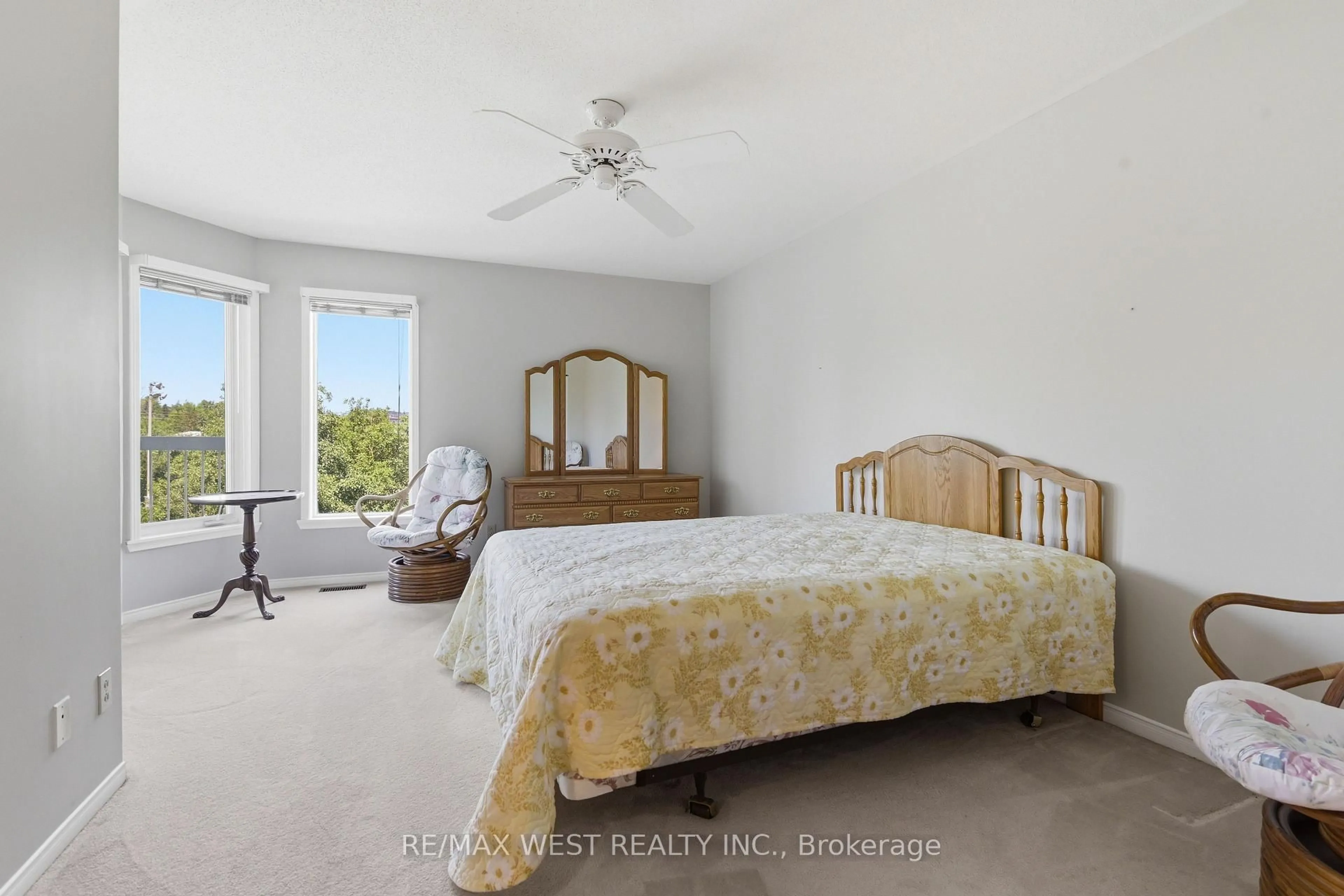 Bedroom with bed, unknown for 1099 Clonsilla Ave #205C, Peterborough Ontario K9J 8L8