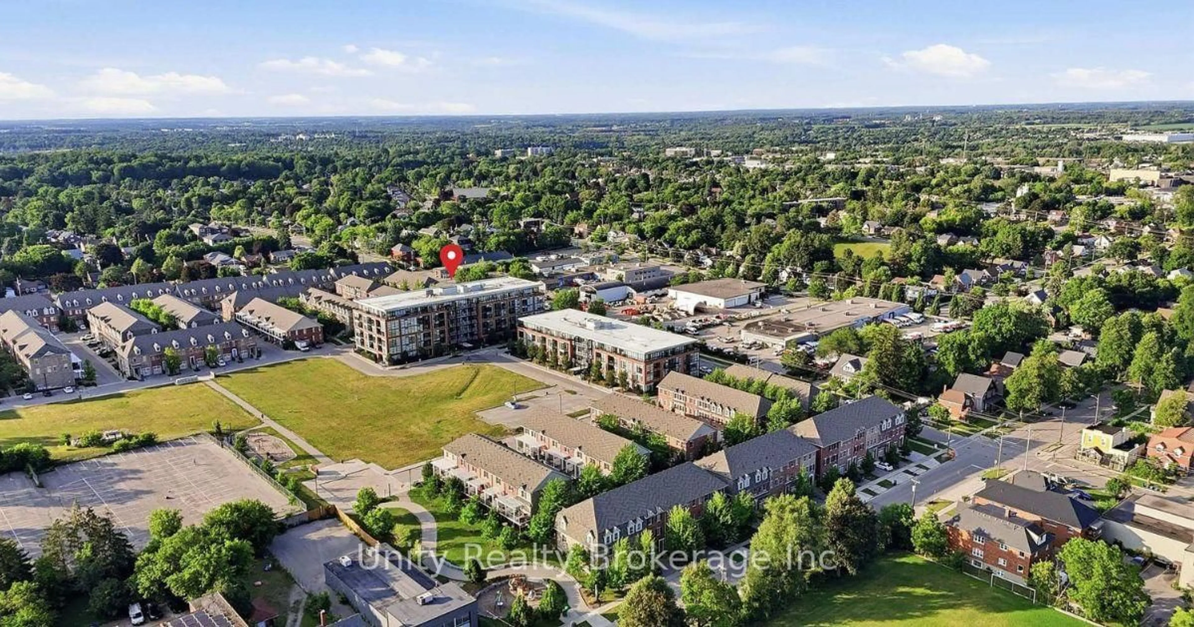 A pic from outside/outdoor area/front of a property/back of a property/a pic from drone, building for 15 Prince Albert Blvd #312, Kitchener Ontario N2H 0C2