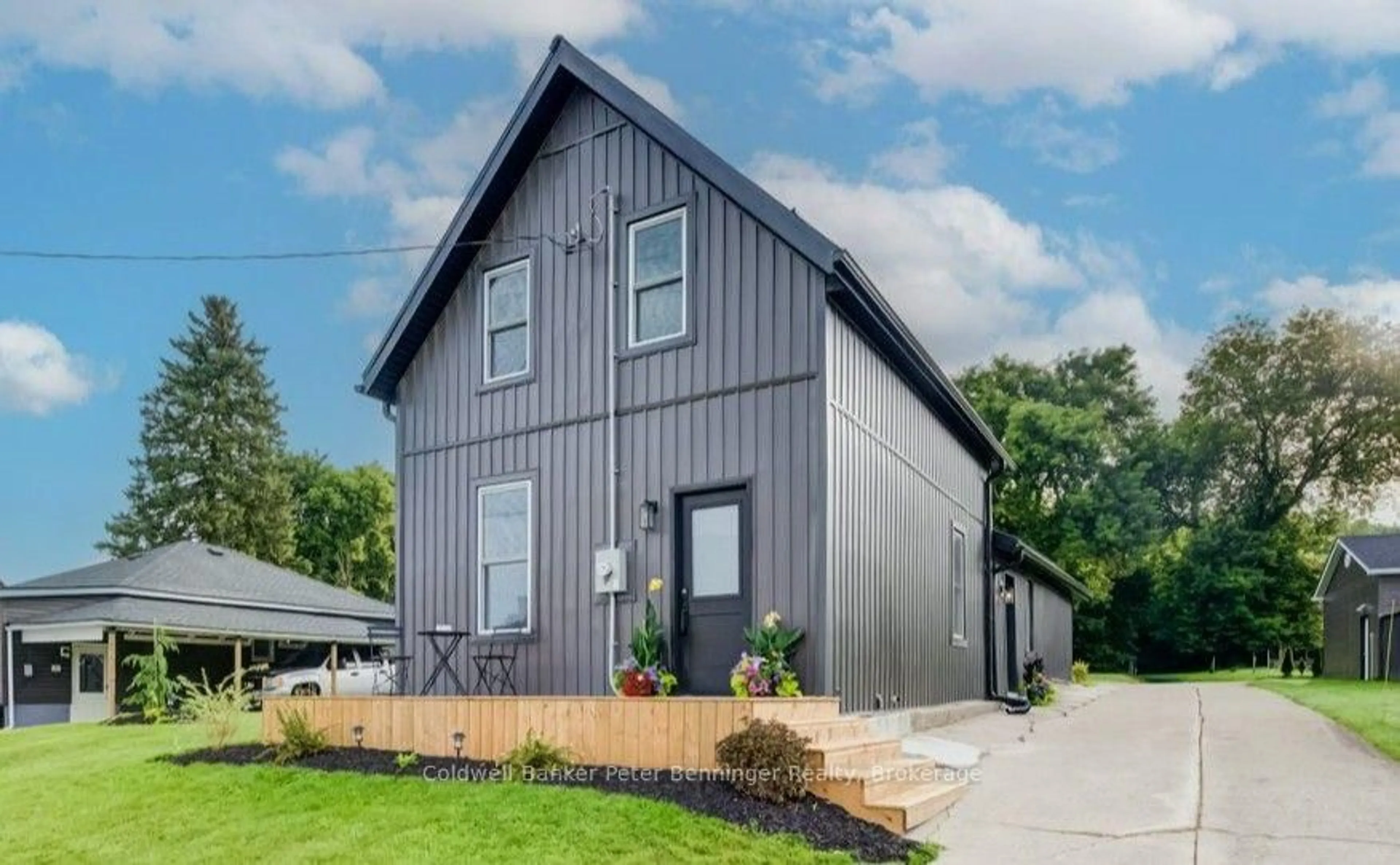 Home with vinyl exterior material, street for 20 Elm St, Brockton Ontario N0G 2V0