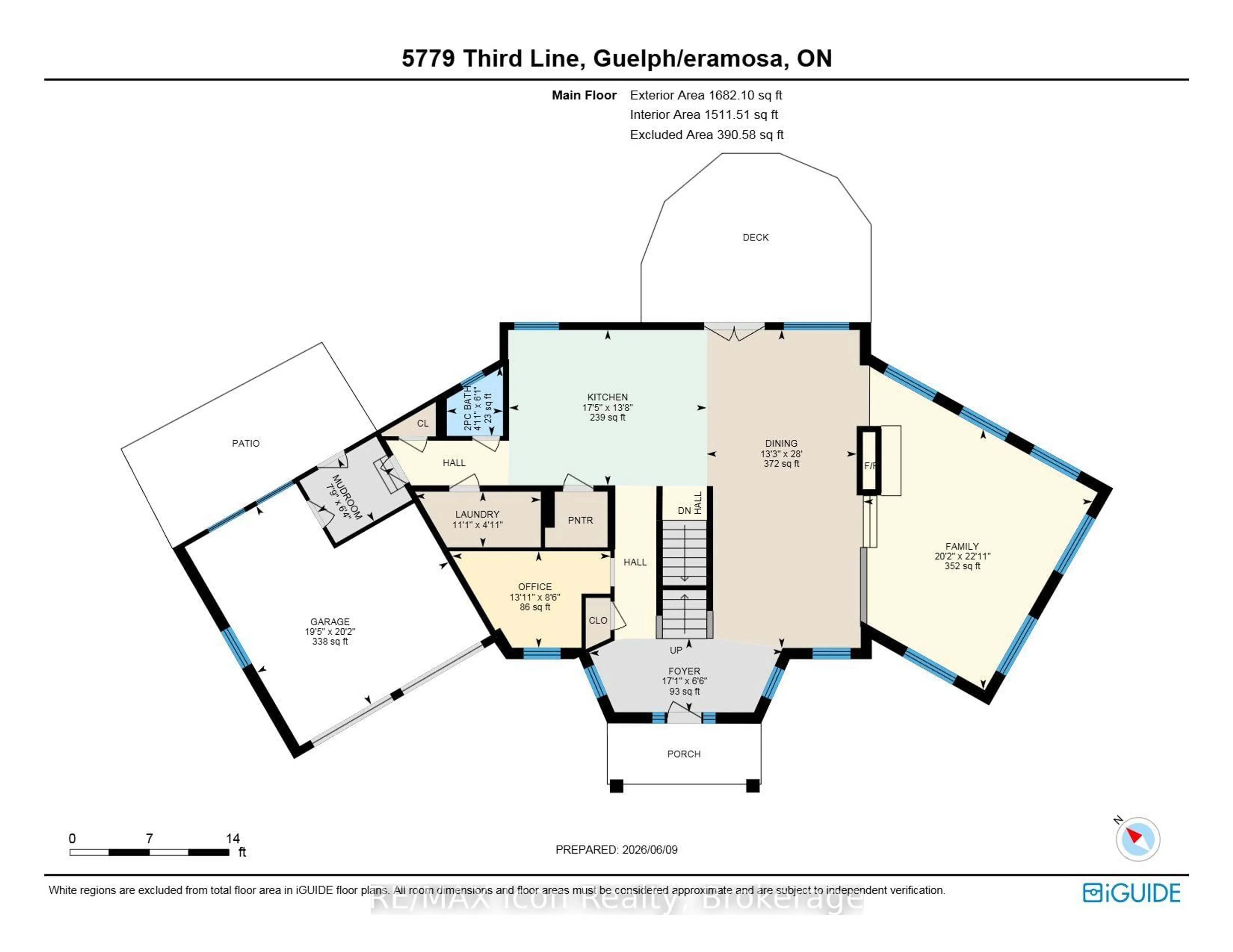 Floor plan for 5779 Third Line, Guelph/Eramosa Ontario N0B 2K0