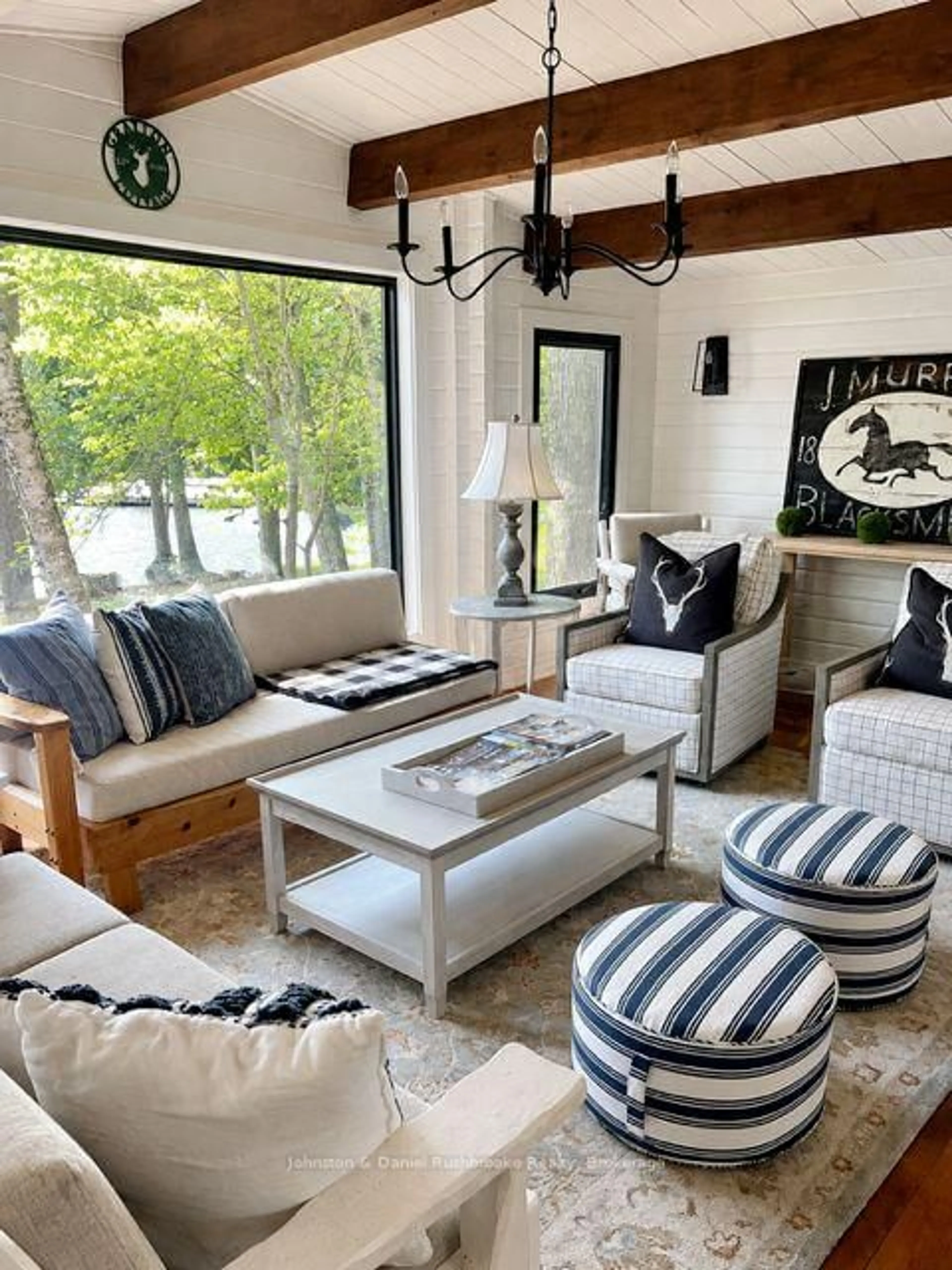 Living room with furniture, unknown for 456 Eilean Gowan Island, Bracebridge Ontario P1P 1R2