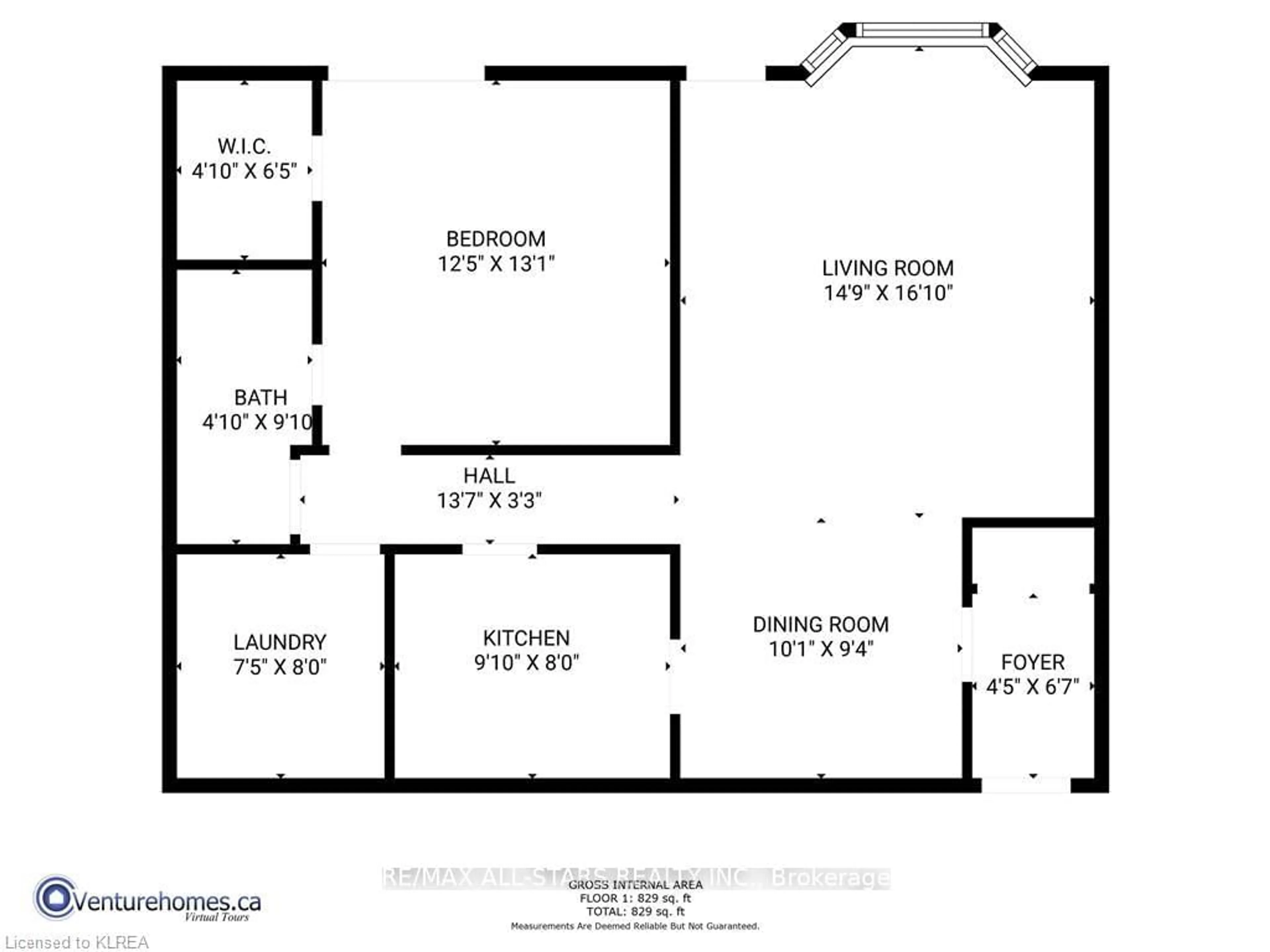 Floor plan for 200 East St #501, Kawartha Lakes Ontario K0M 1A0