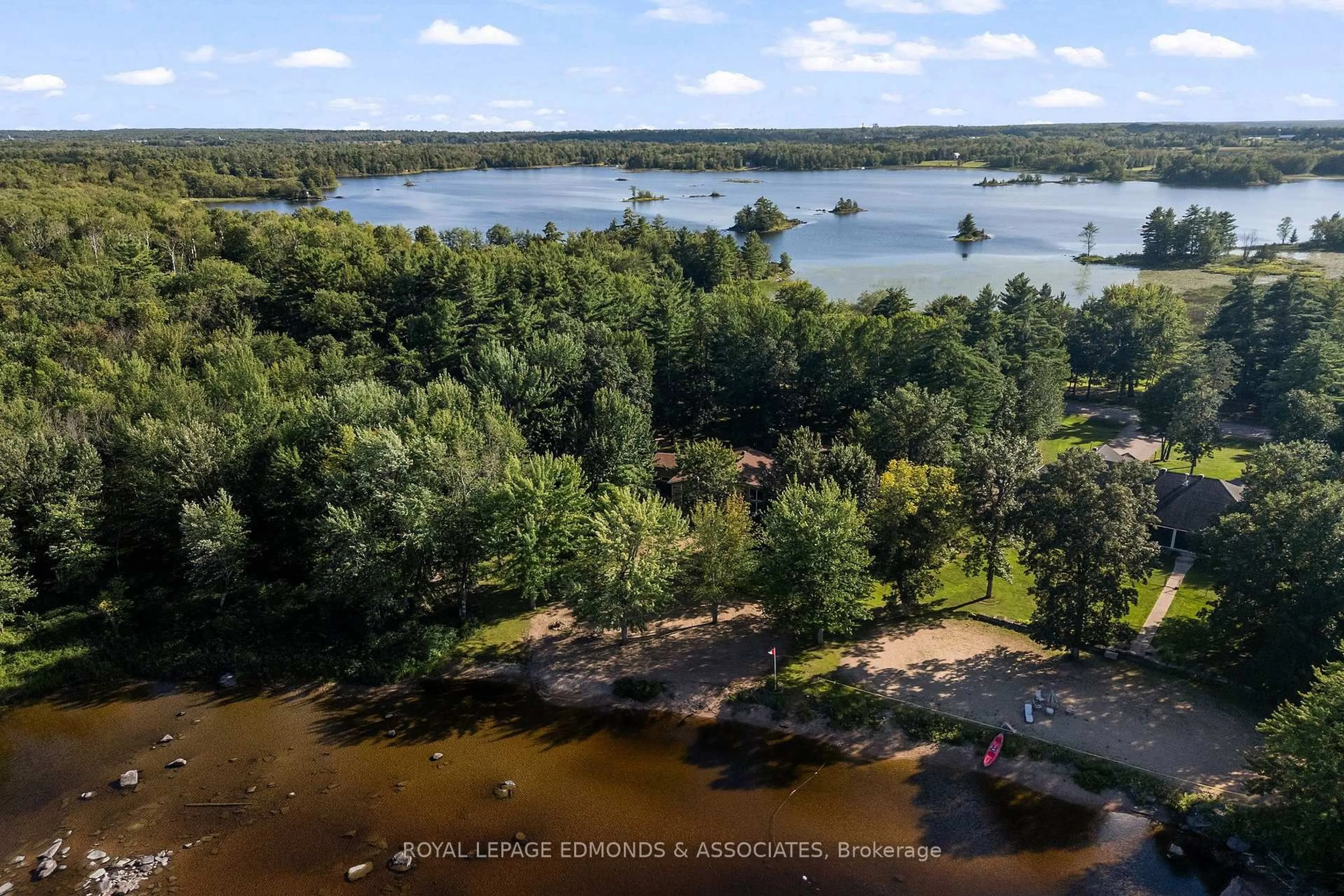 A pic from outside/outdoor area/front of a property/back of a property/a pic from drone, water/lake/river/ocean view for 117 Blue Danube Way, Pembroke Ontario K8A 6W2