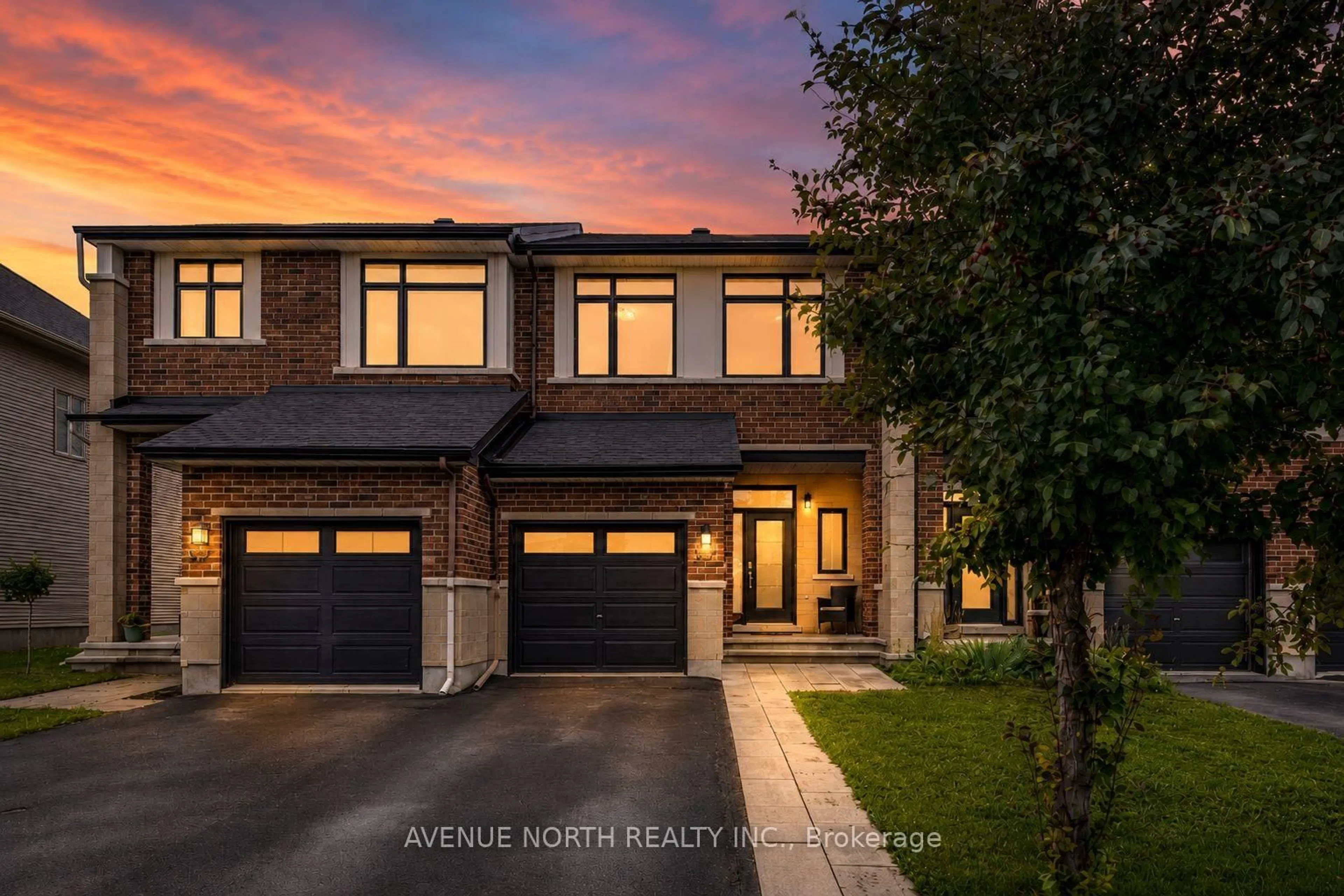 Home with brick exterior material, street for 345 Cooks Mill Cres, Ottawa Ontario K1V 2N3