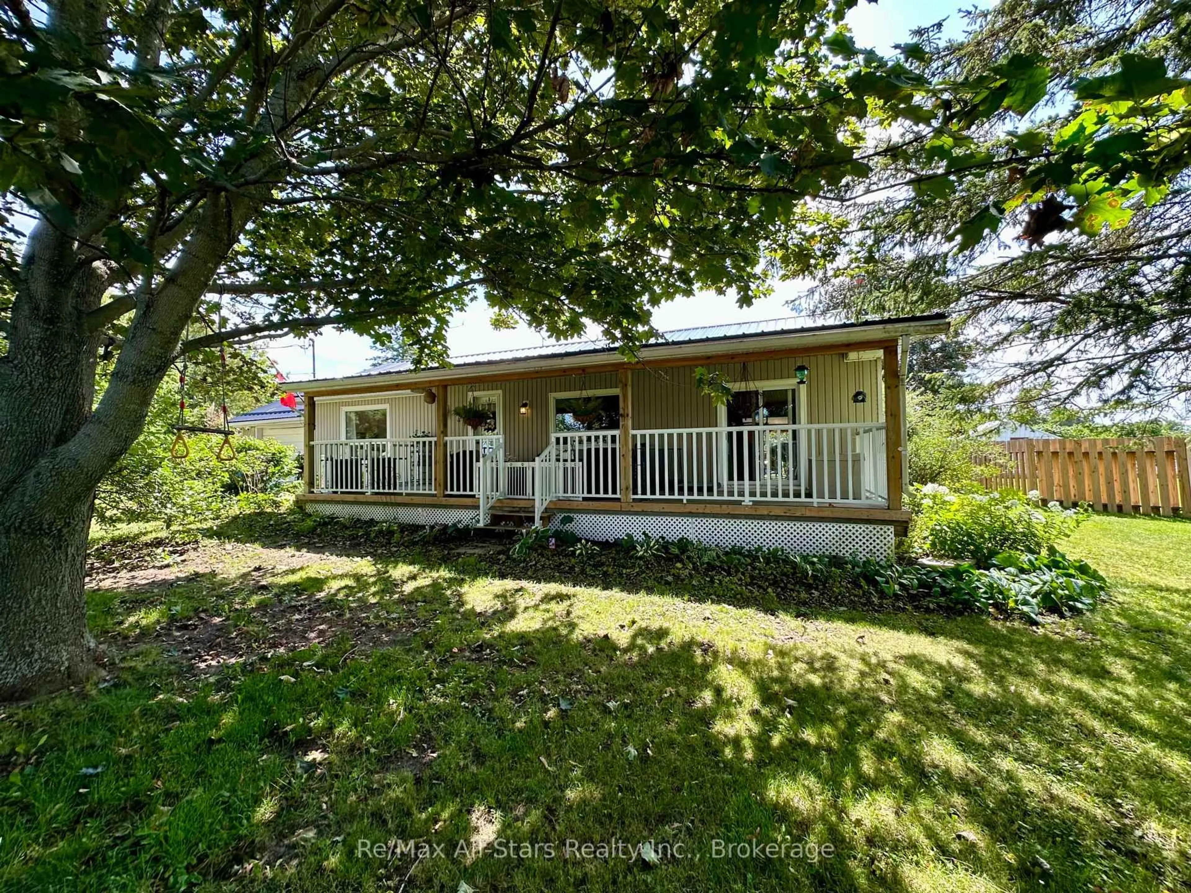 A pic from outside/outdoor area/front of a property/back of a property/a pic from drone, unknown for 4 Warnica Dr, Kawartha Lakes Ontario K0M 1N0