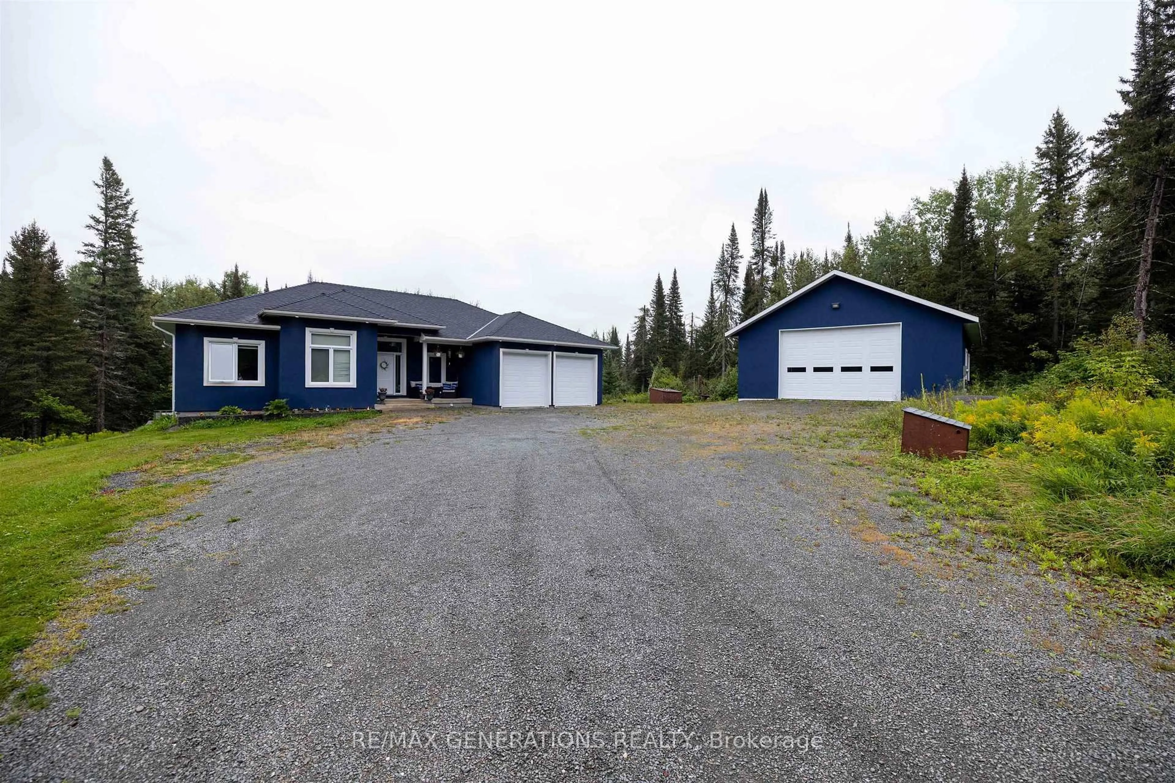 A pic from outside/outdoor area/front of a property/back of a property/a pic from drone, street for 24 Gillespie Rd, Oliver Paipoonge Ontario P7J 0E3