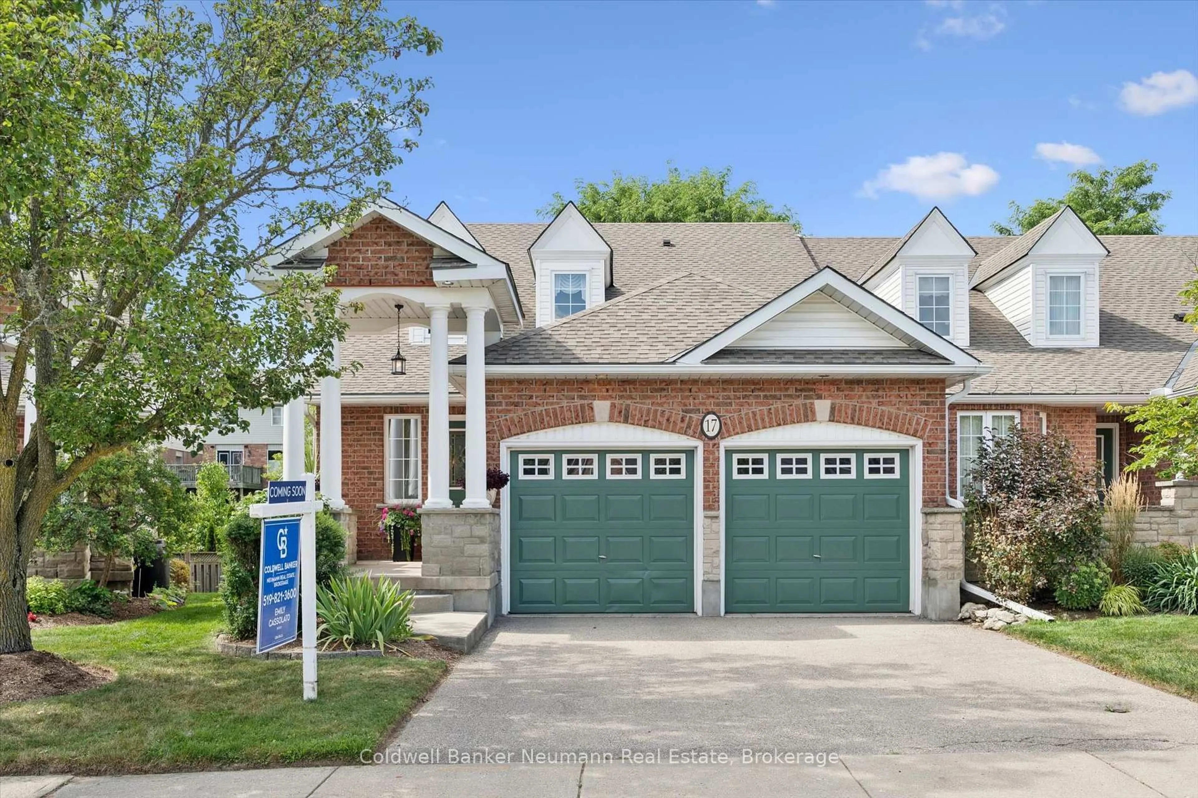 Home with brick exterior material, street for 17 Somerset Glen, Guelph Ontario N1G 5G1