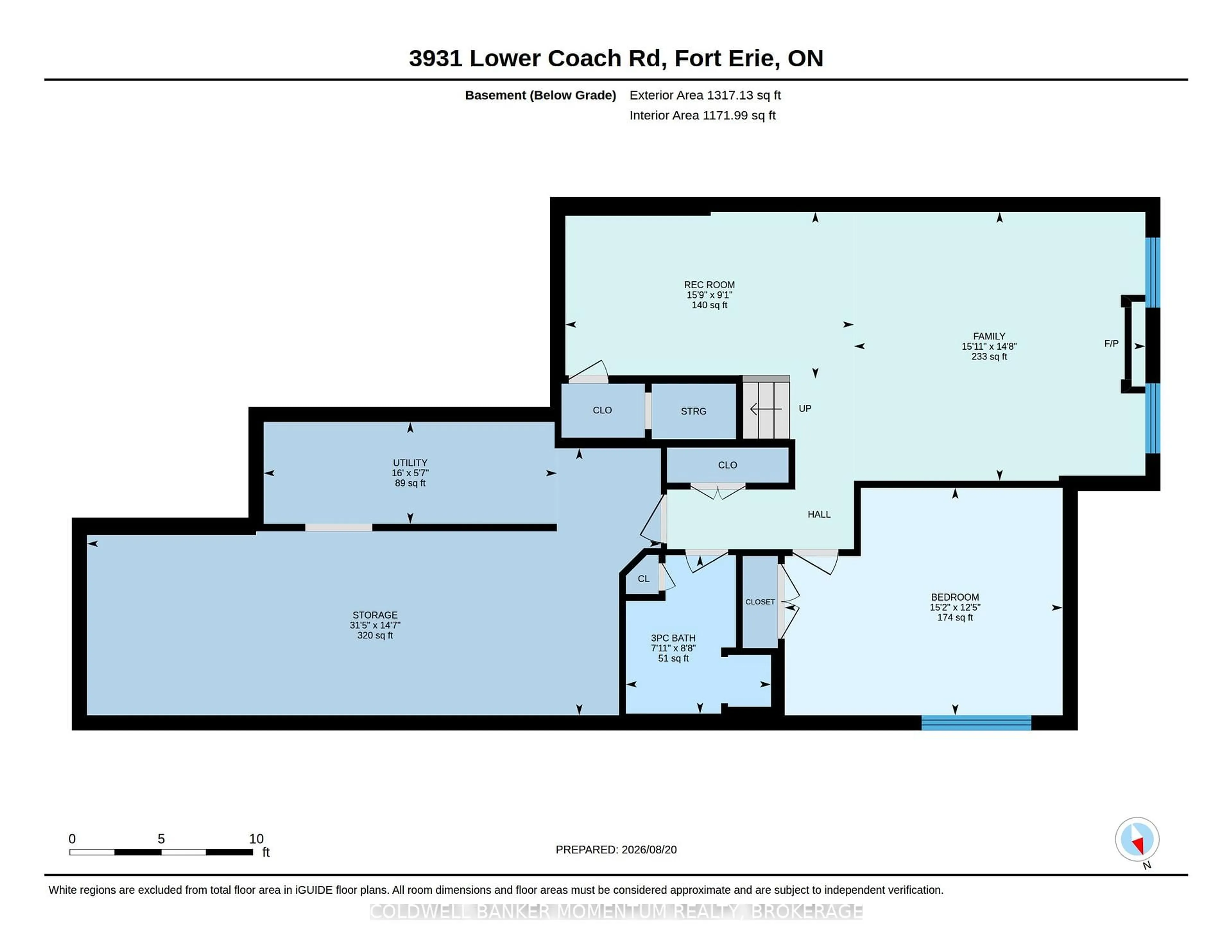 Floor plan for 3931 LOWER COACH Rd, Fort Erie Ontario L0S 1S0