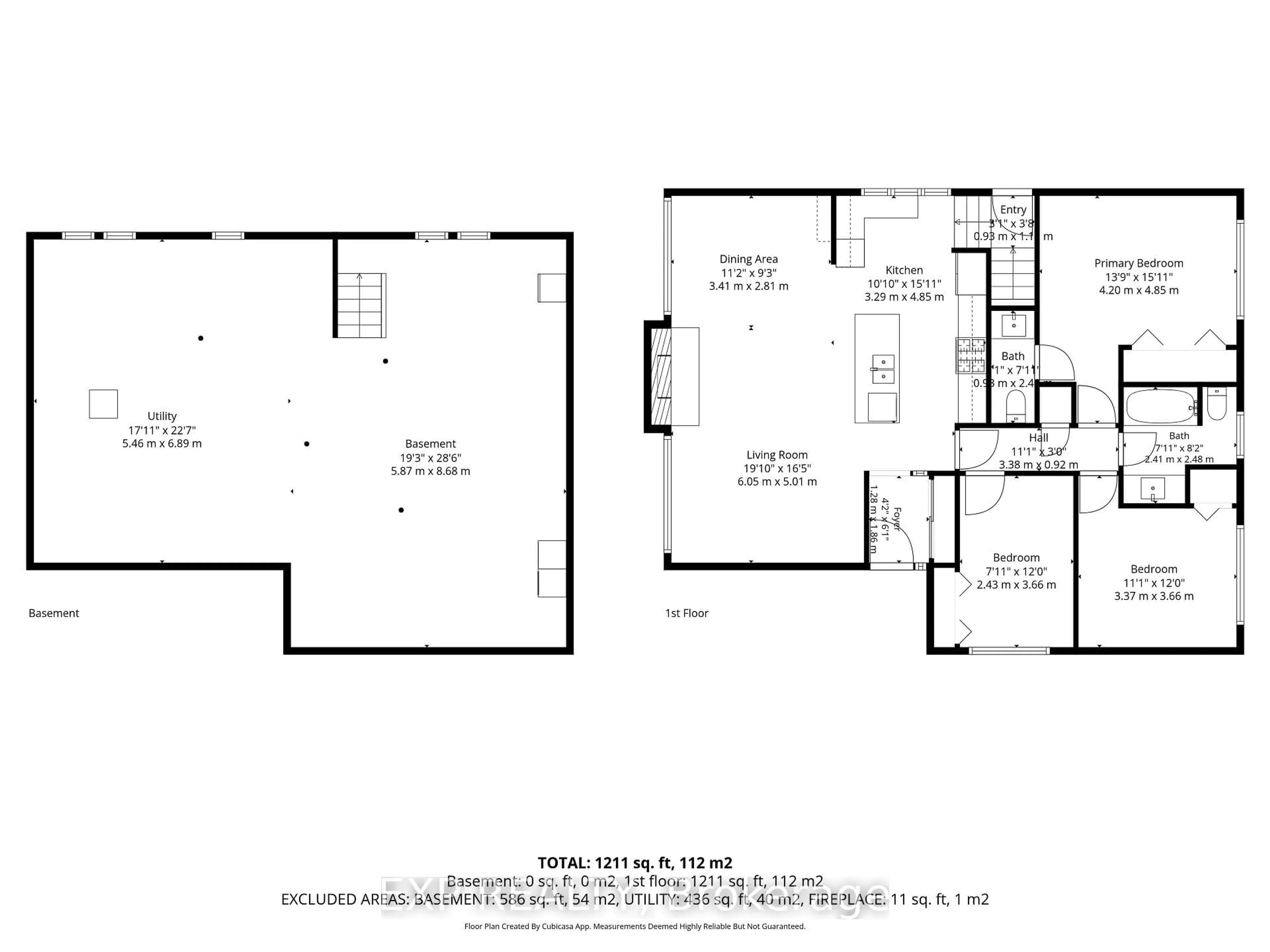 Floor plan for 5 Beliveau St, Ottawa Ontario K2E 5L2