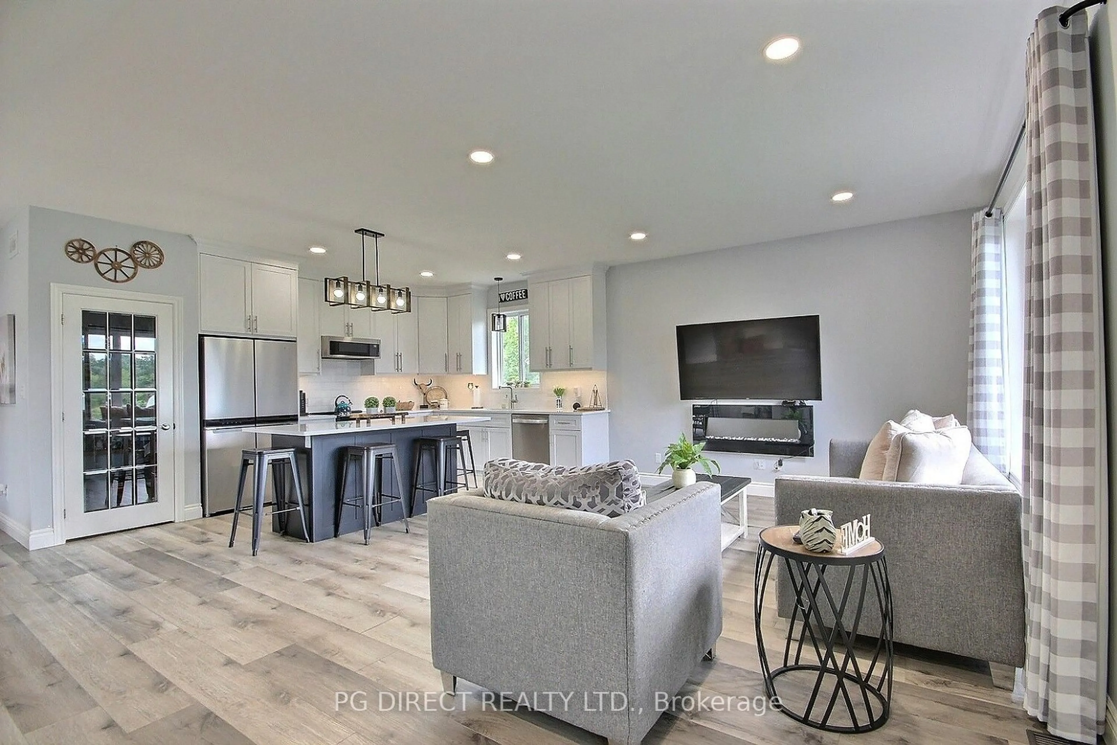 Open concept kitchen, unknown for 653 Pinewood School Rd, Cramahe Ontario K0K 1M0