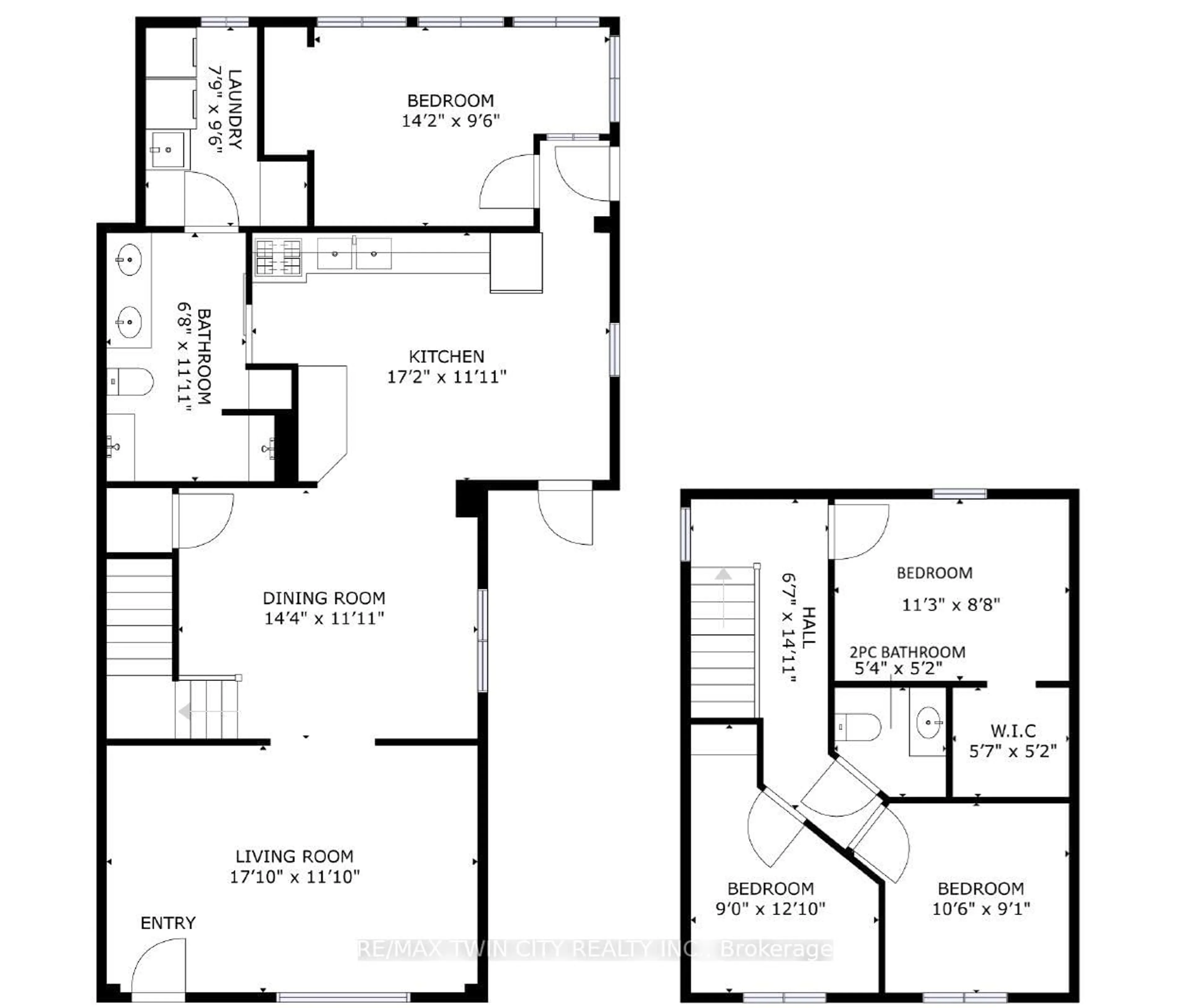 Floor plan for 126 Cayuga St, Brantford Ontario N3S 1X4