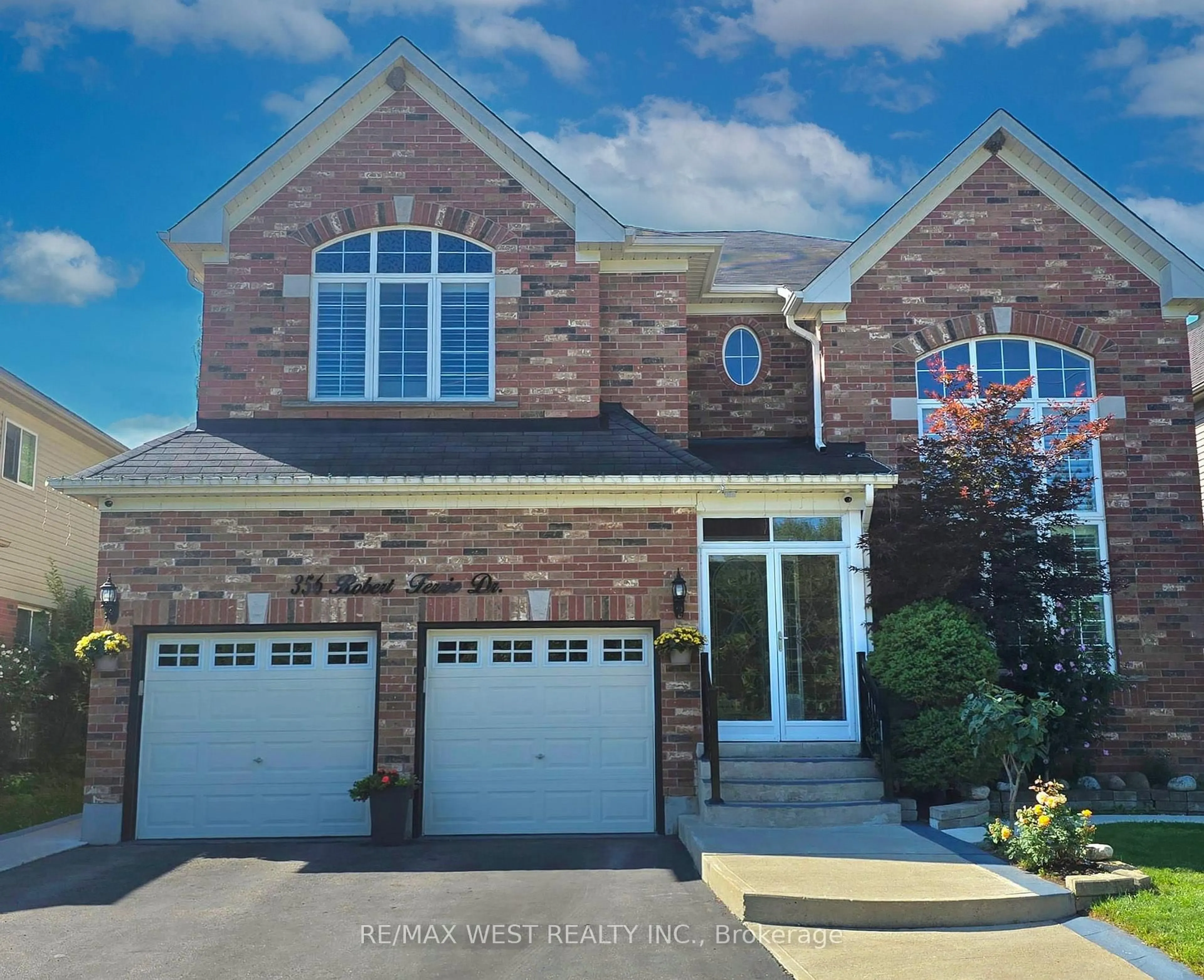 Home with brick exterior material, street for 356 Robert Ferrie Dr, Kitchener Ontario N2P 2Y6
