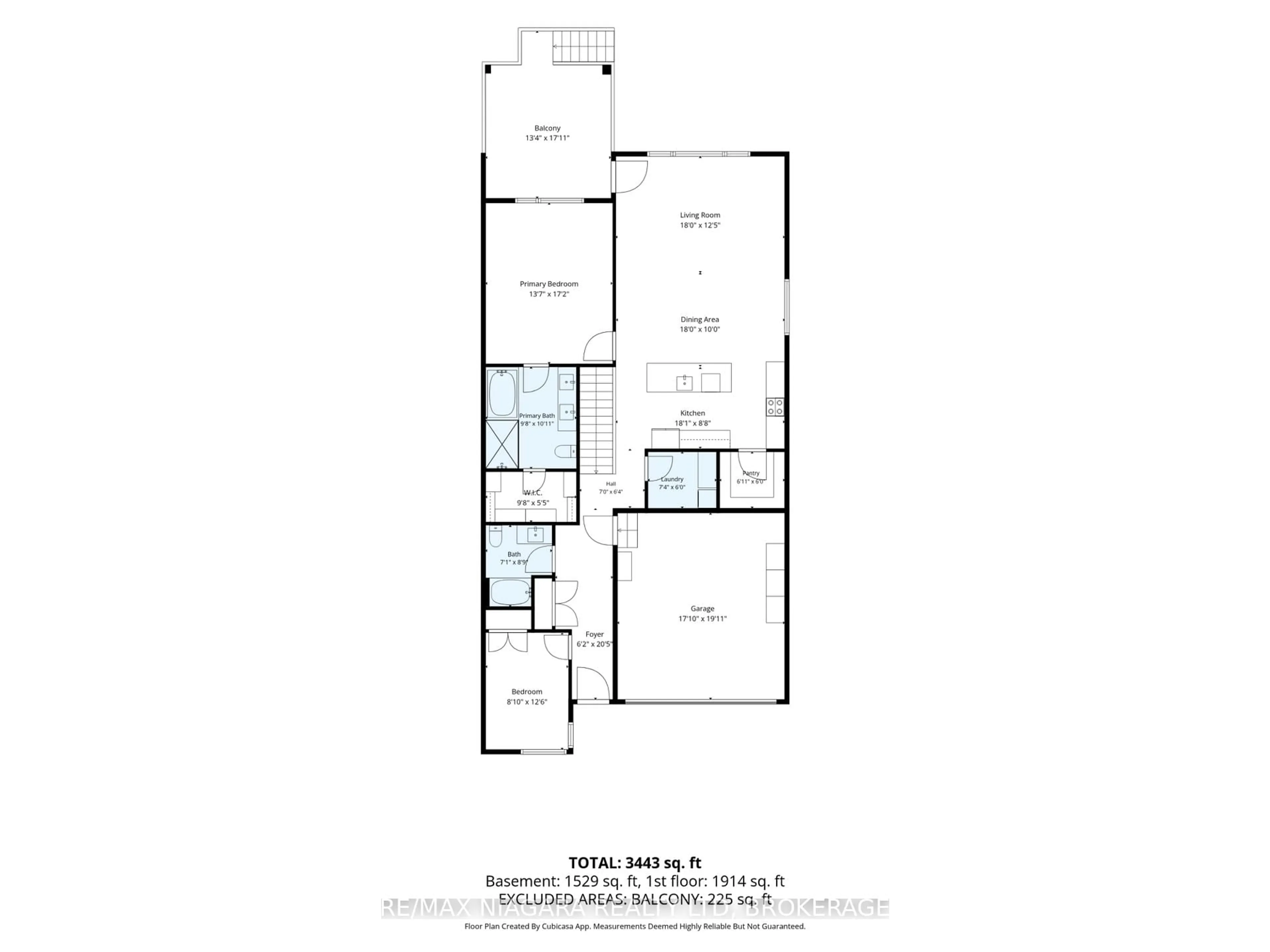 Floor plan for 37 PEACH TREE Common, St. Catharines Ontario L2N 0B6