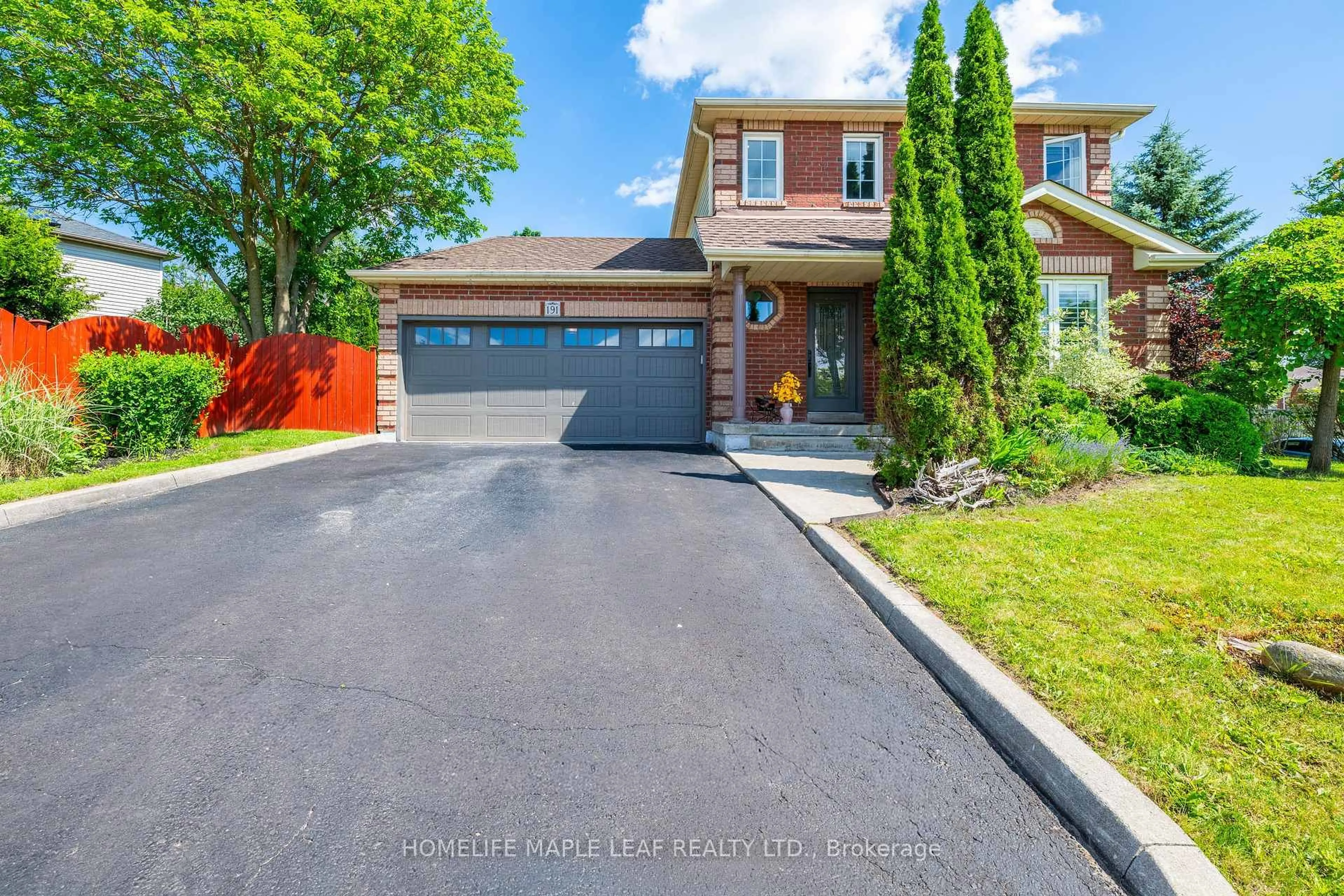 Home with brick exterior material, street for 191 Stirling Macgregor Dr, Cambridge Ontario N1S 4Z8