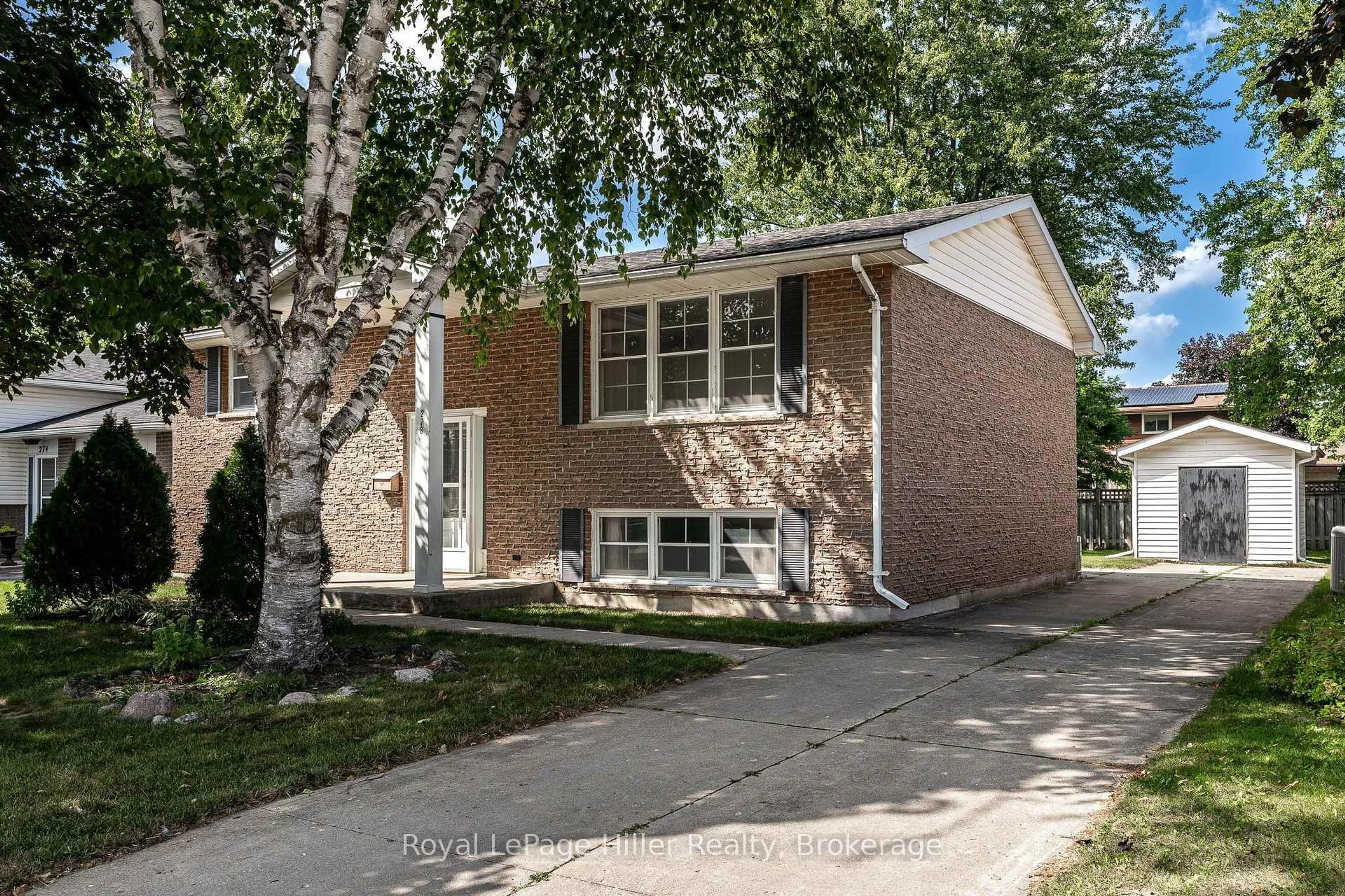 Home with brick exterior material, street for 278 Elgin Cres, Stratford Ontario N5A 3Z7