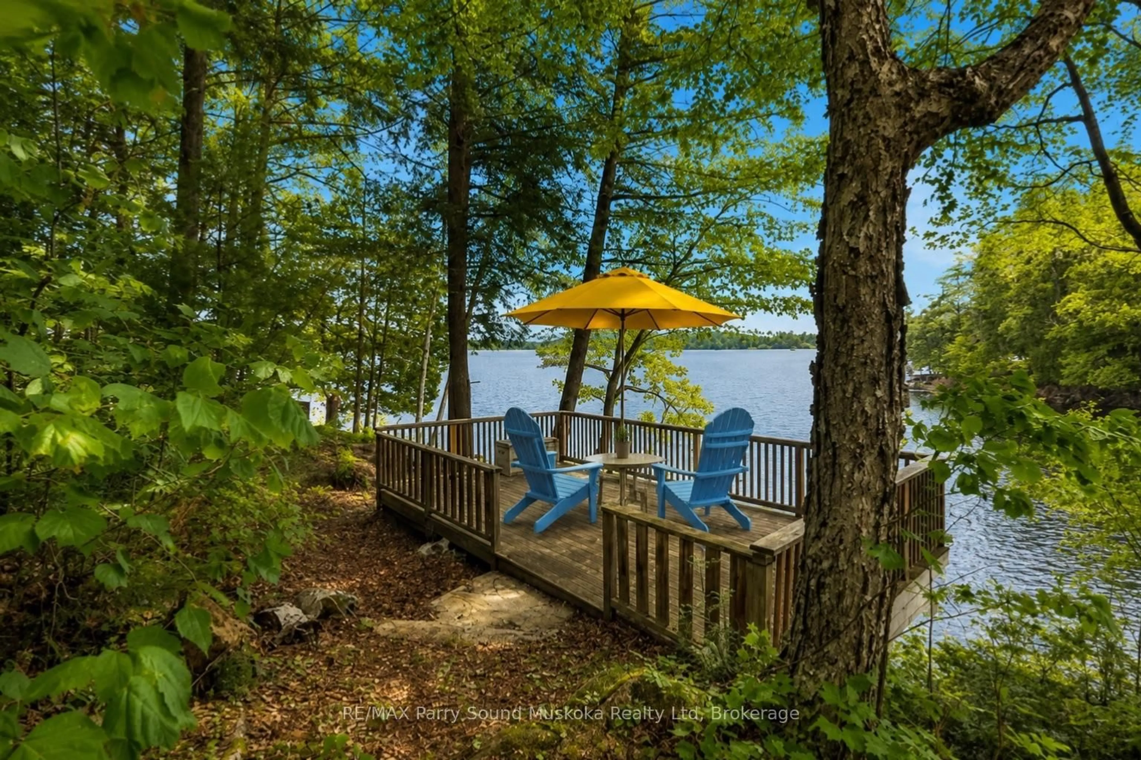 Patio, water/lake/river/ocean view for 31 Lyndsey Lane, McKellar Ontario P2A 0B5