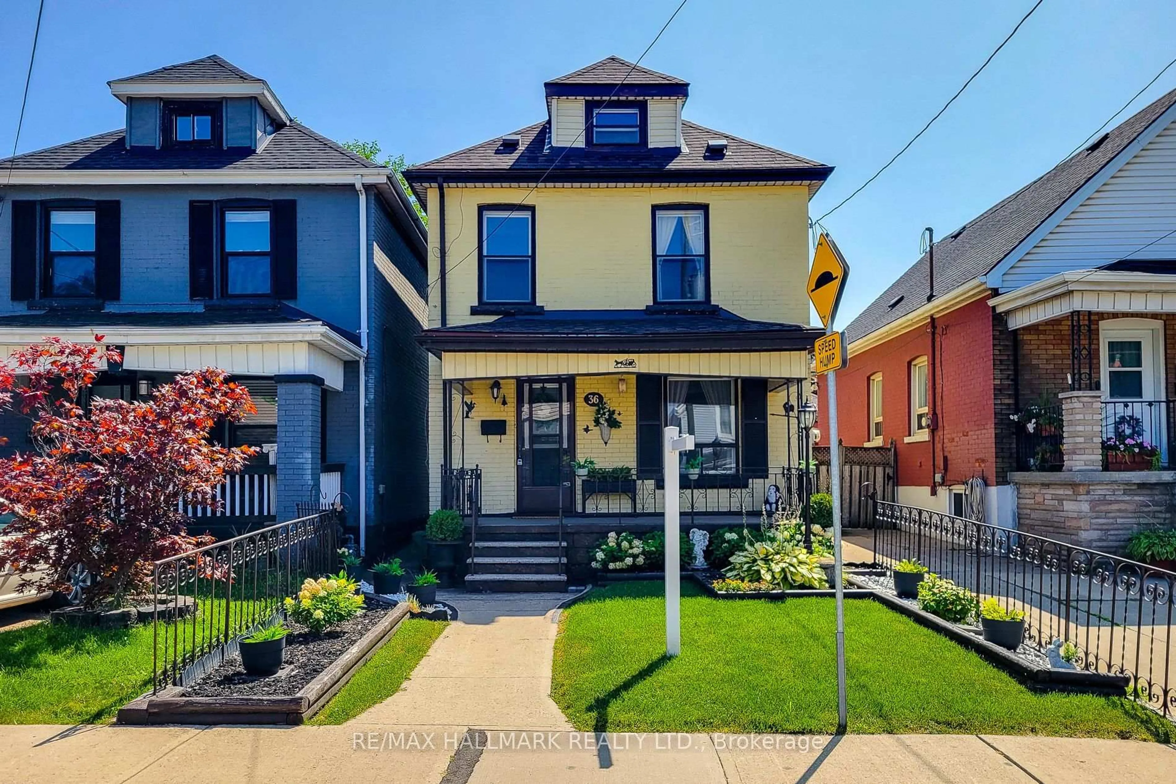 Home with brick exterior material, street for 36 Dalkeith Ave, Hamilton Ontario L8L 3J2