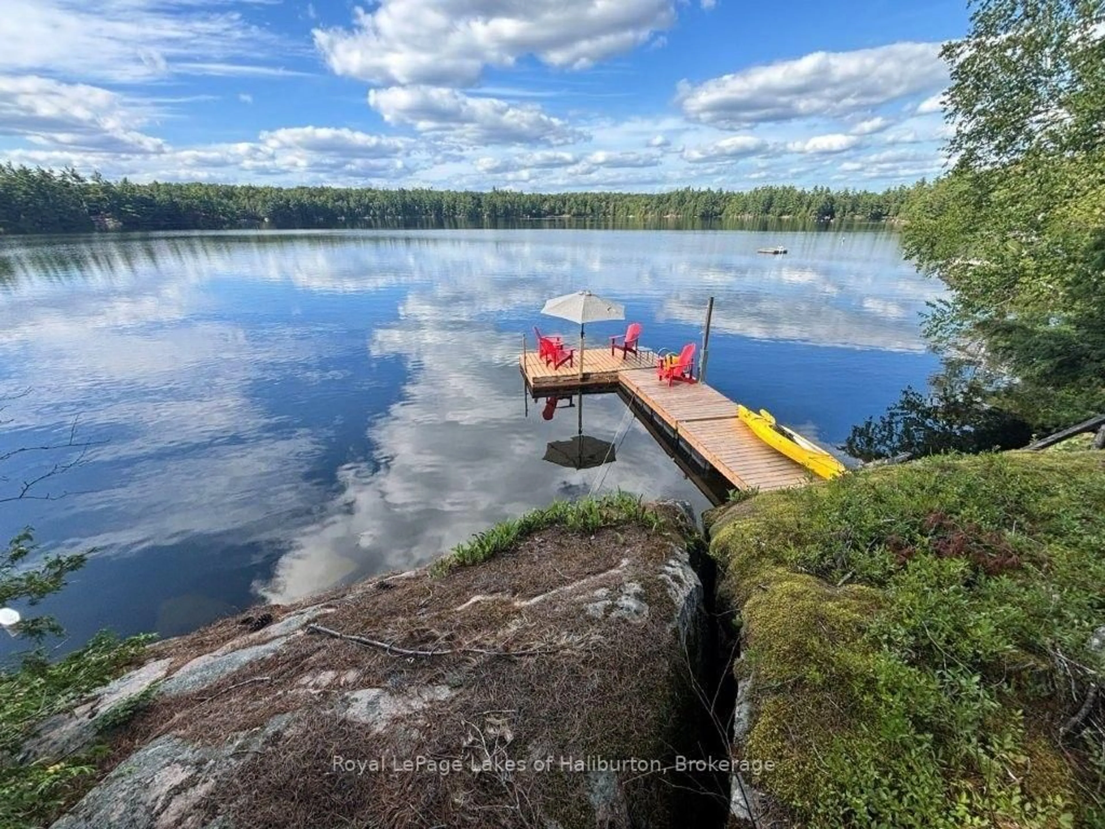 A pic from outside/outdoor area/front of a property/back of a property/a pic from drone, water/lake/river/ocean view for 481 Crego Lake Rd, Kawartha Lakes Ontario K0M 2A0