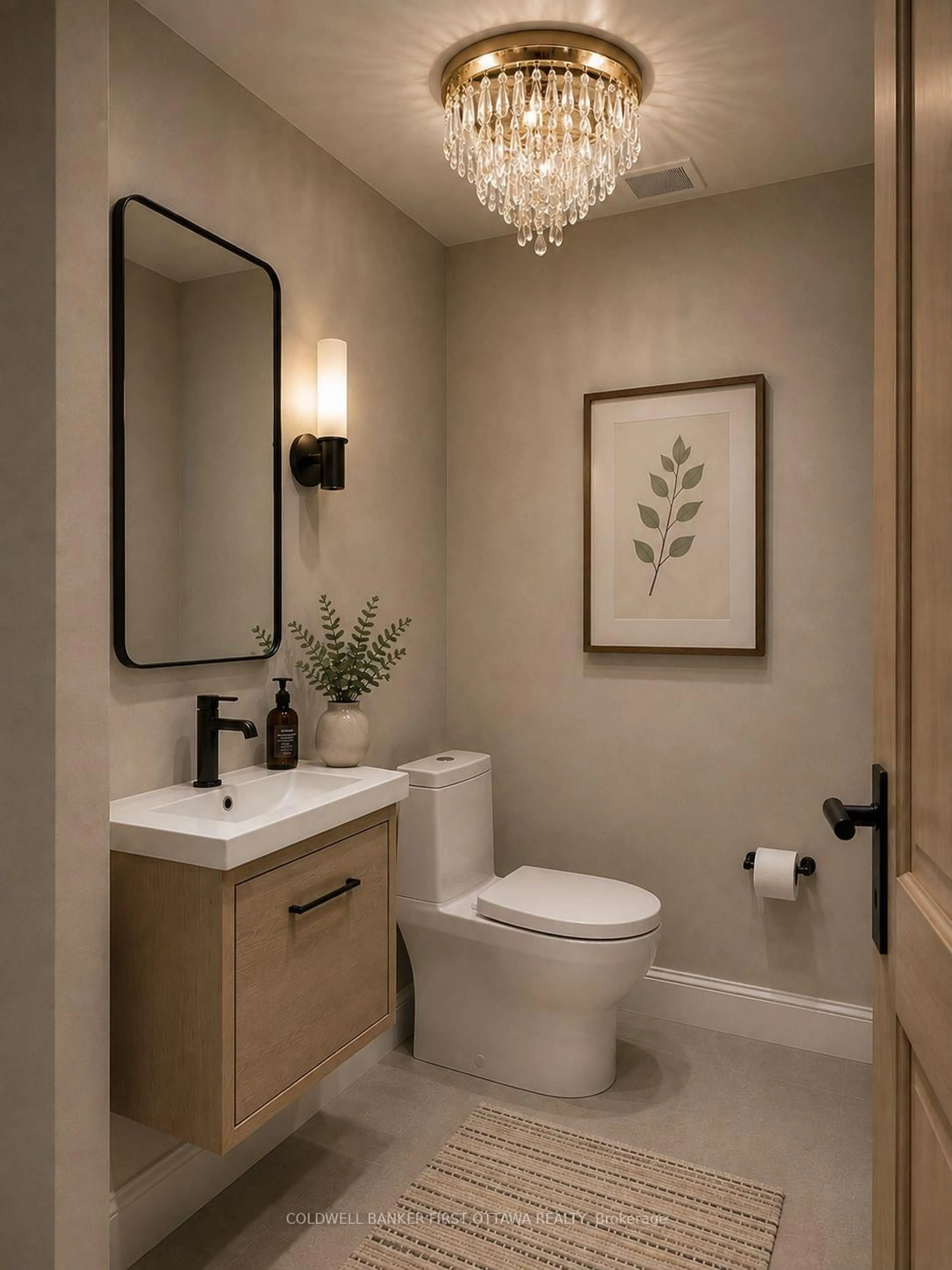 Contemporary bathroom, ceramic/tile floor for 5 Dobb's Crt, Pembroke Ontario K8A 7B1