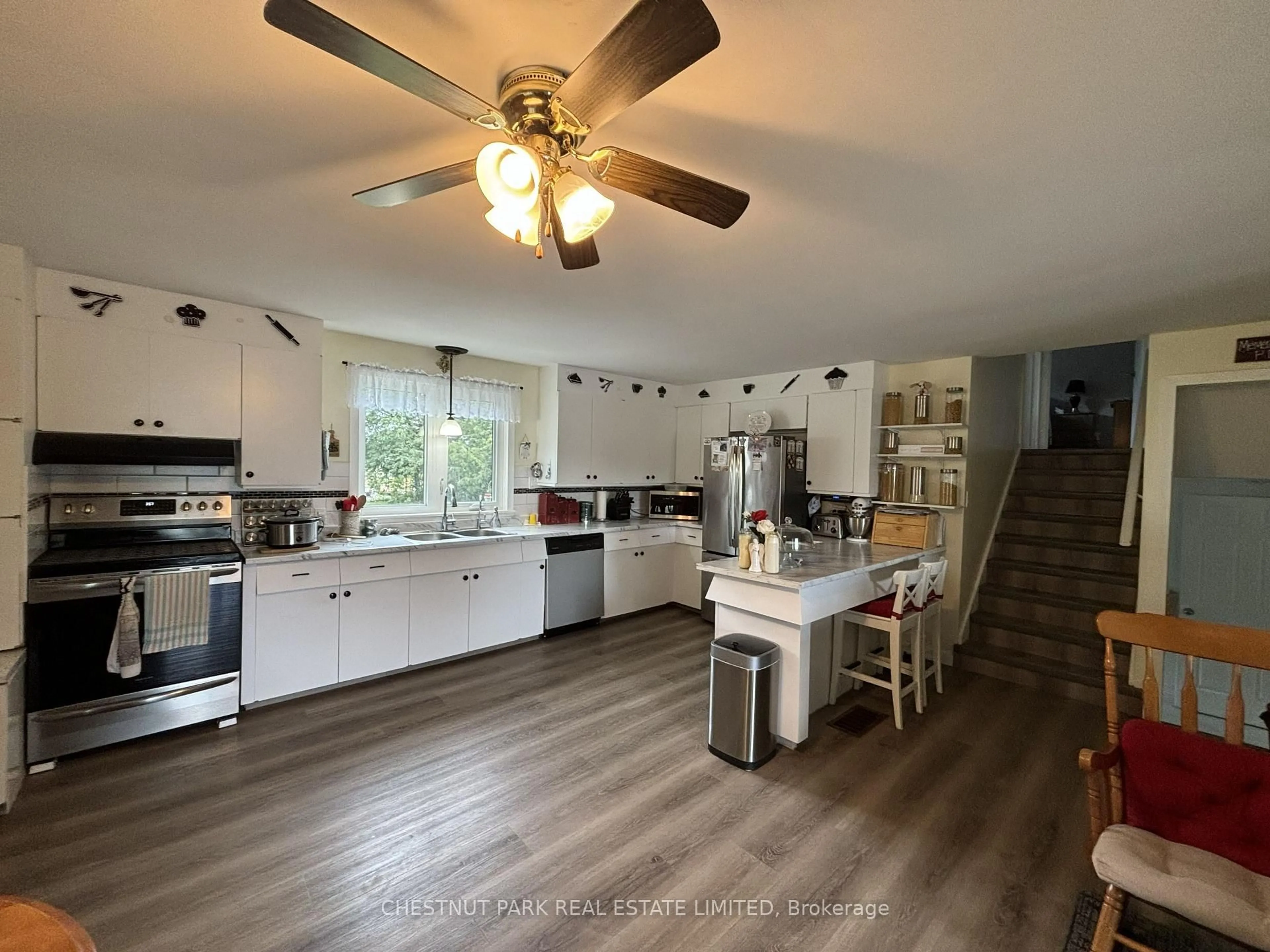 Open concept kitchen, unknown for 629 HWY 64 Highway, French River Ontario P0M 1A0