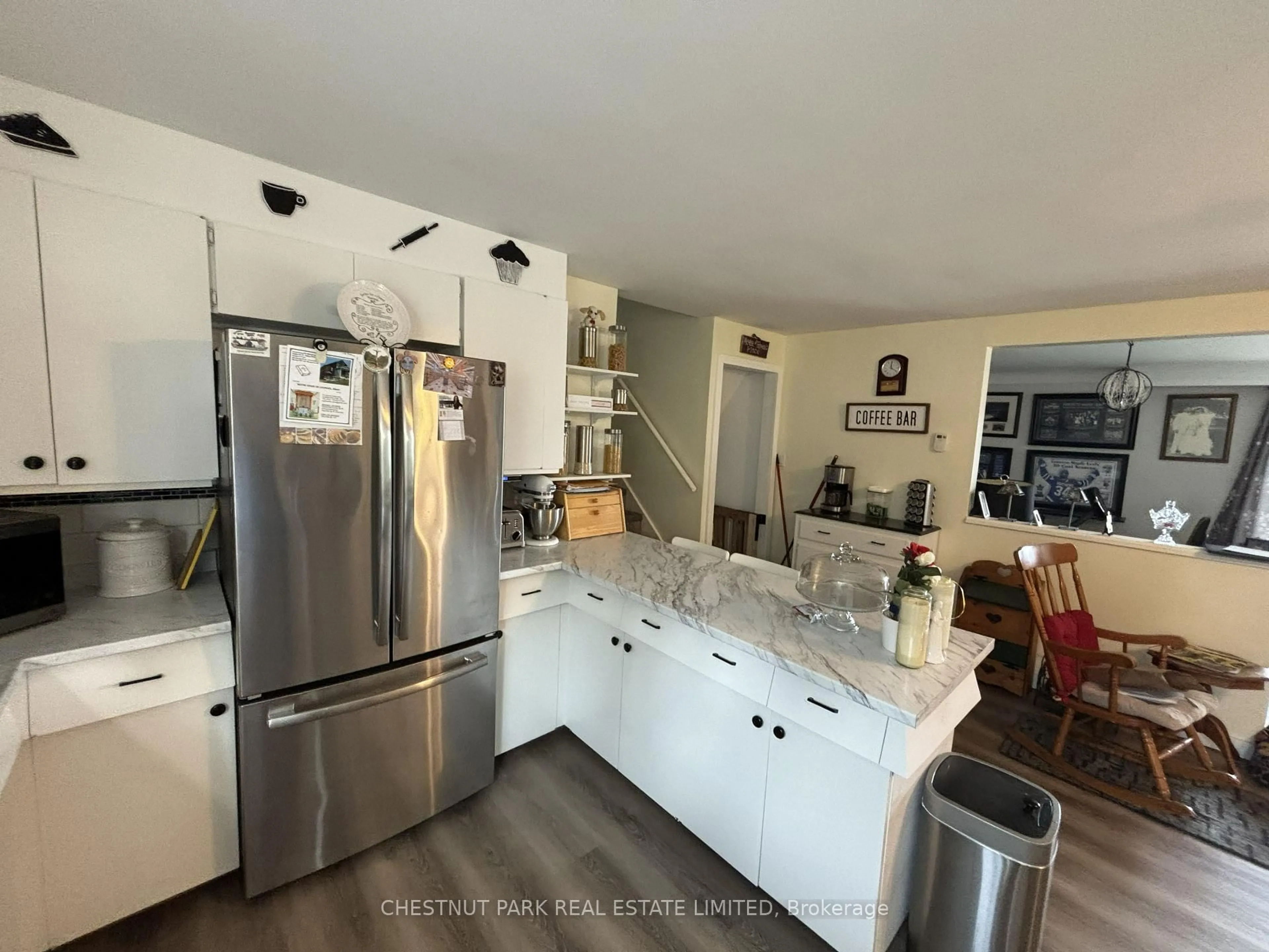 Open concept kitchen, ceramic/tile floor for 629 HWY 64 Highway, French River Ontario P0M 1A0