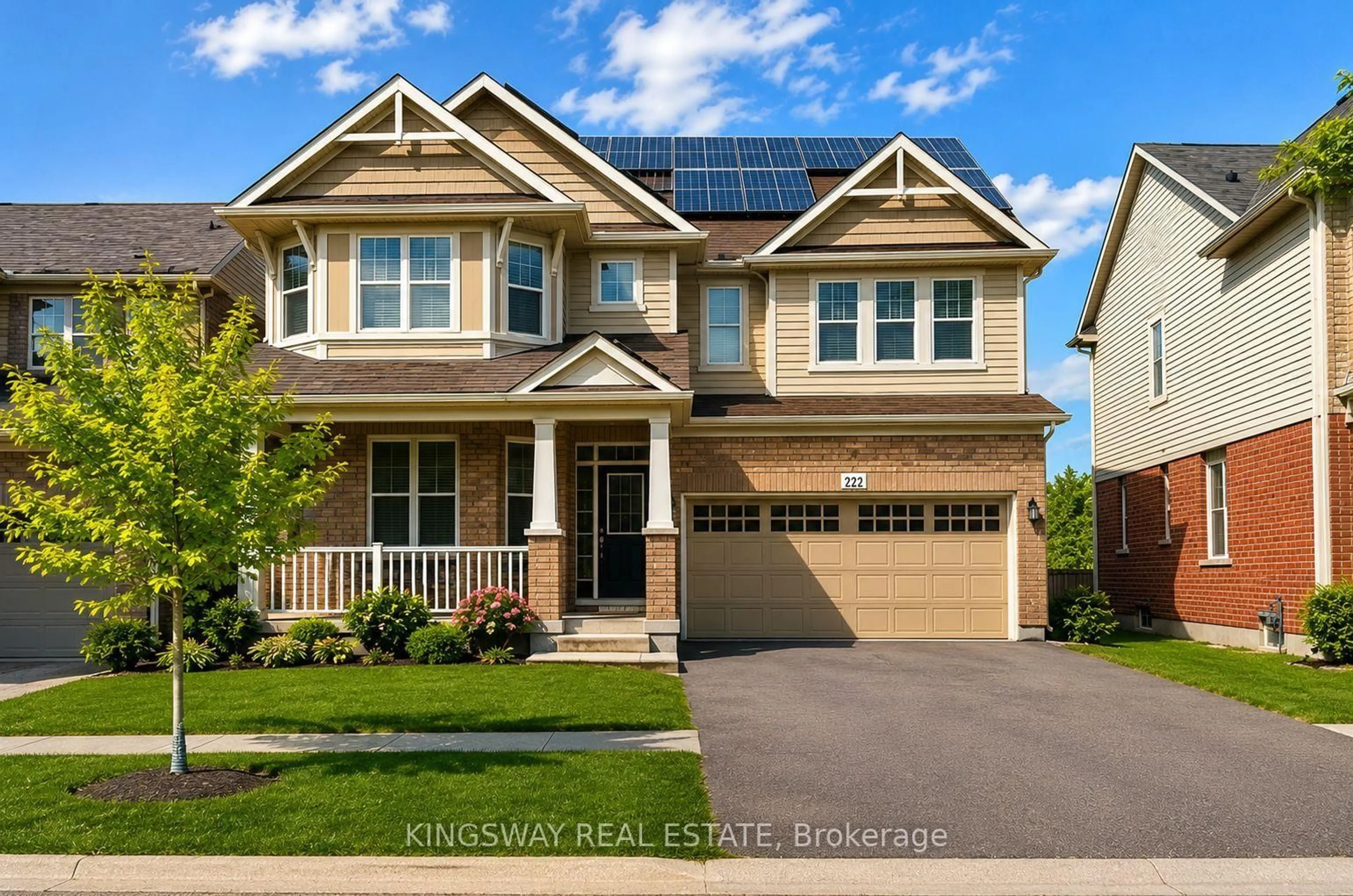 Home with brick exterior material, street for 222 Baldwin Dr, Cambridge Ontario N3C 0B3