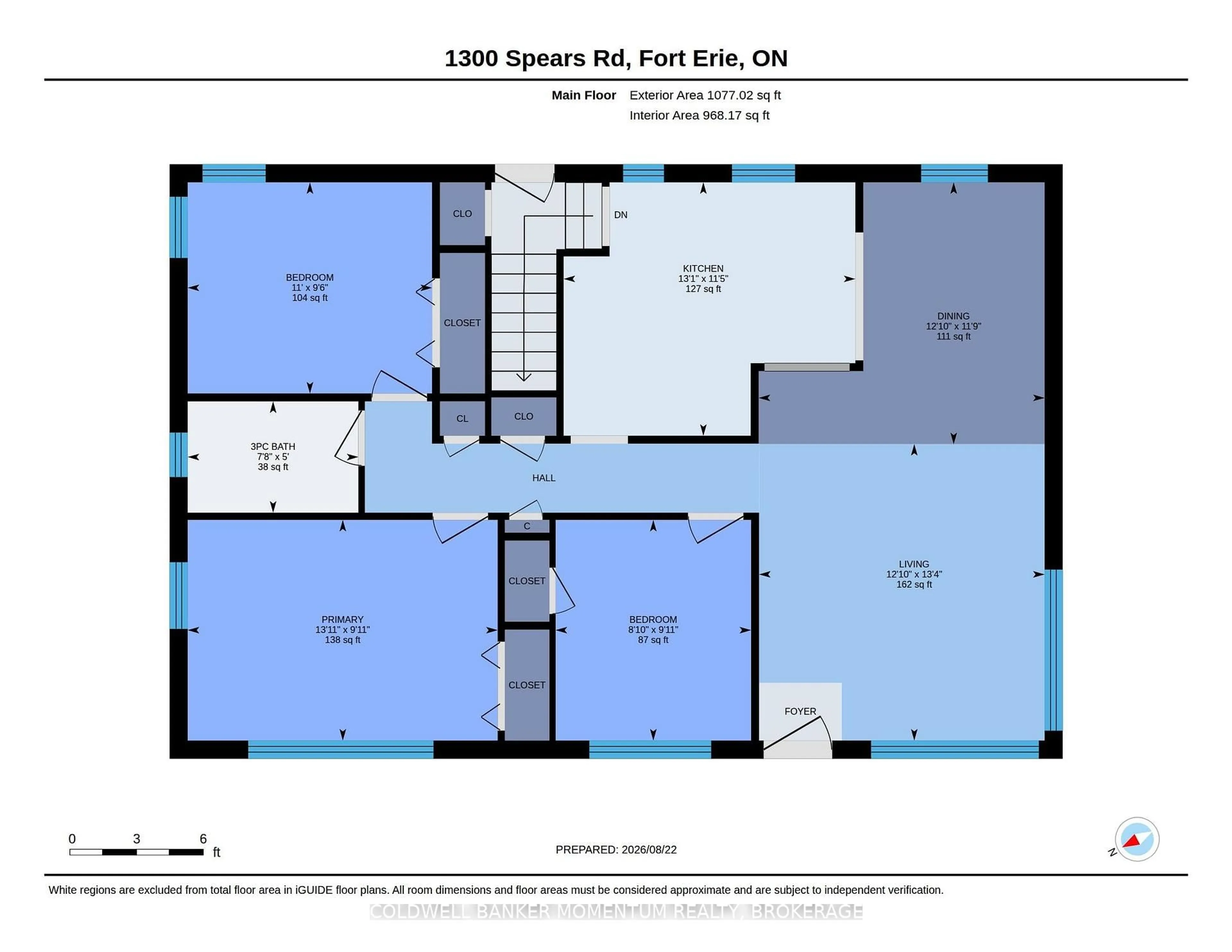 Floor plan for 1300 Spears Rd, Fort Erie Ontario L2A 4N3