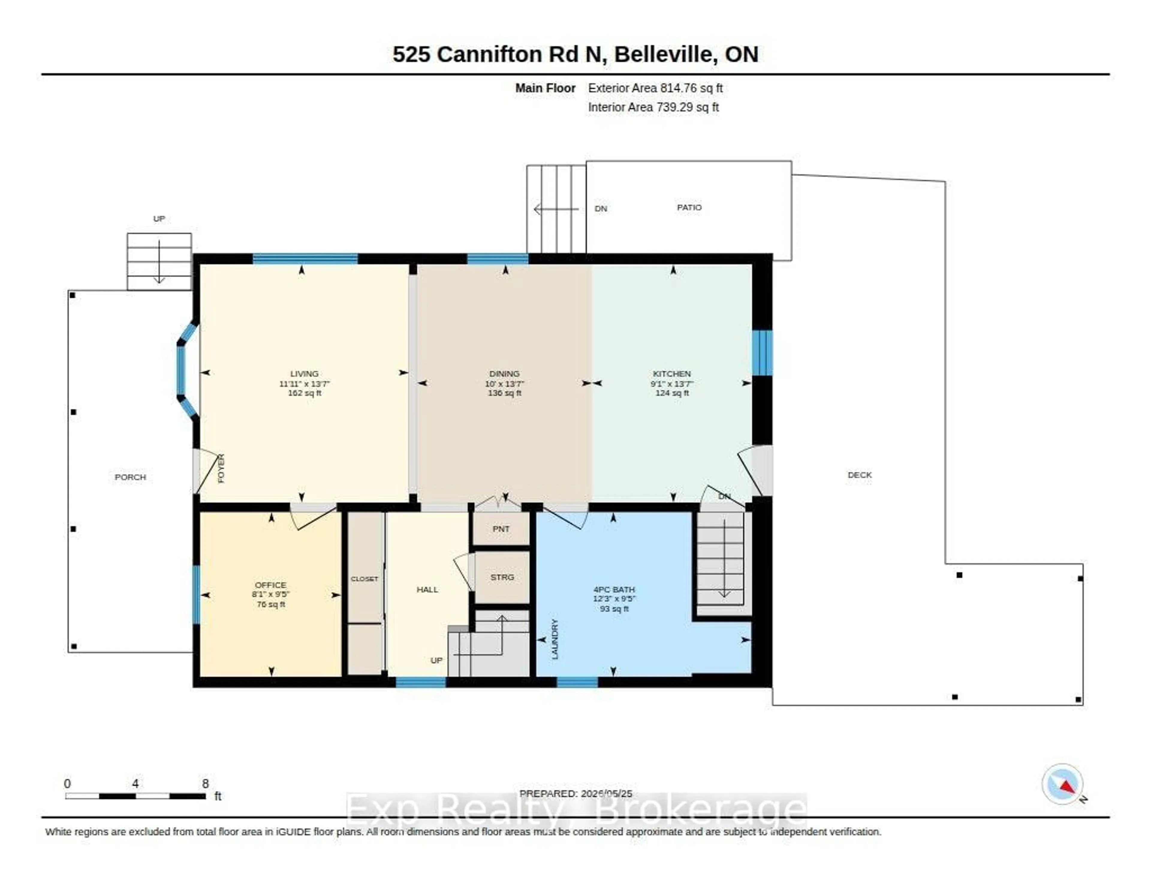 Floor plan for 525 Cannifton Rd, Corbyville Ontario K0K 1V0