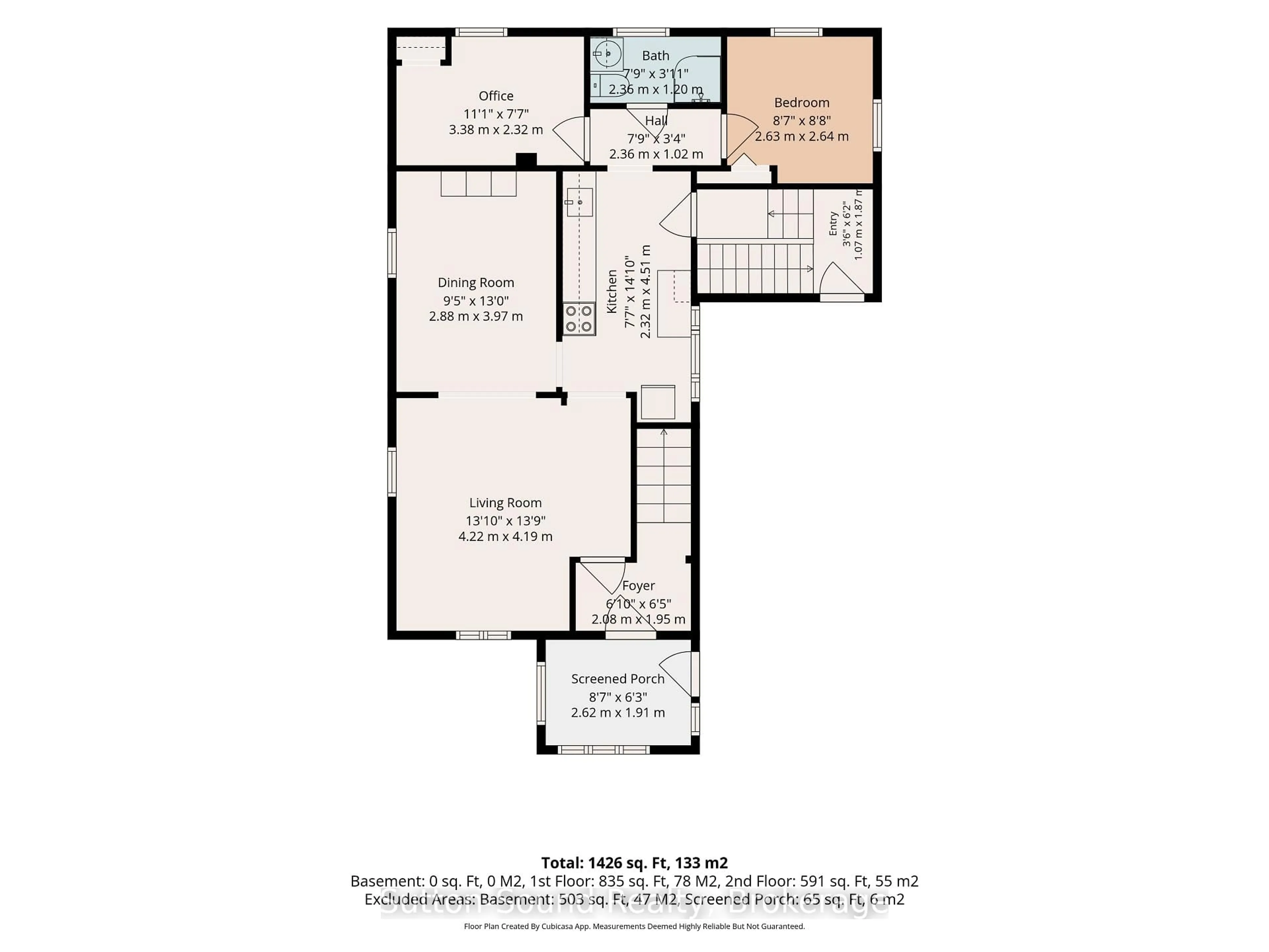 Floor plan for 155 5th A St, Owen Sound Ontario N4K 1C4