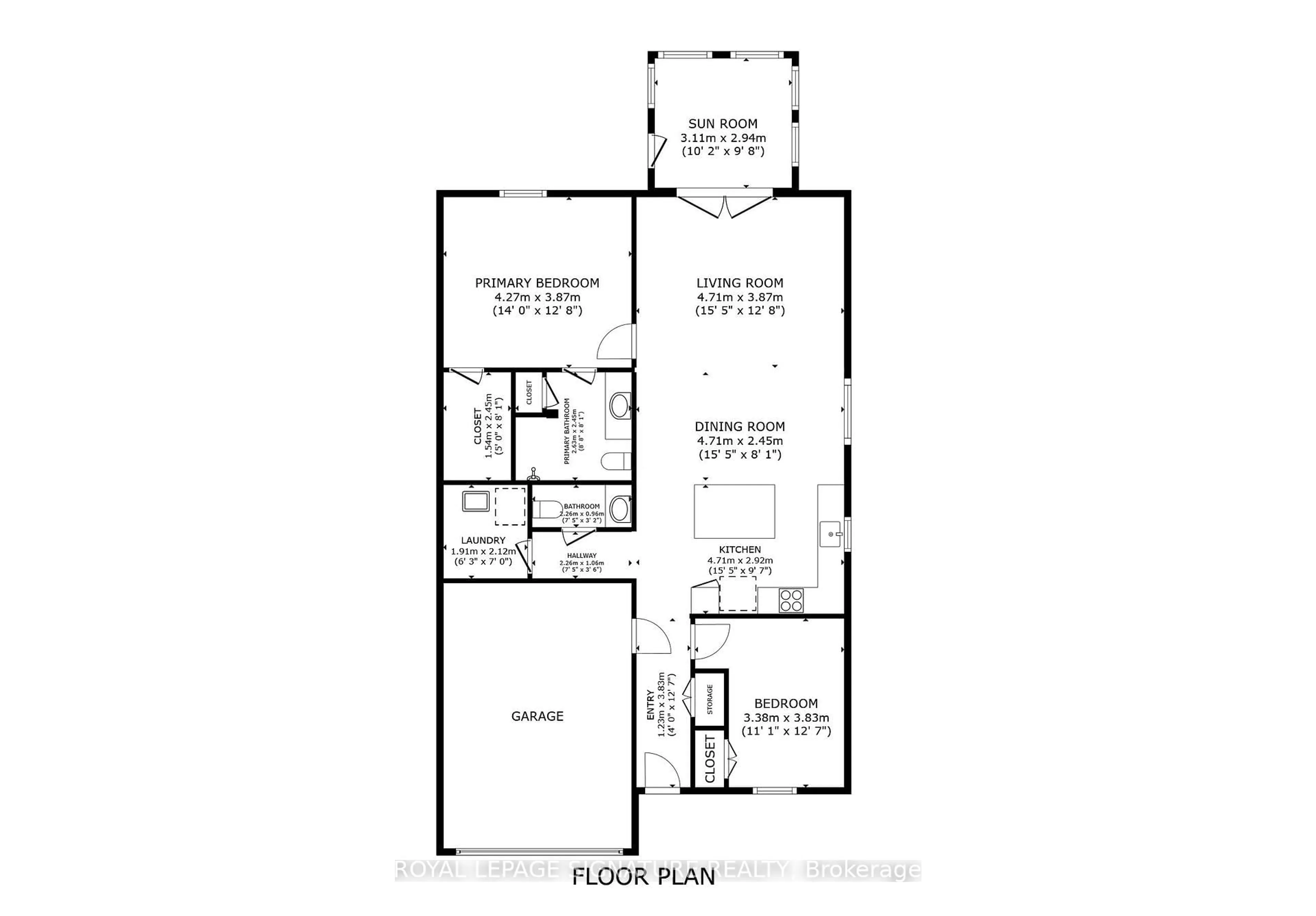 Floor plan for 375 Mitchell Rd #61, North Perth Ontario N4W 0H4