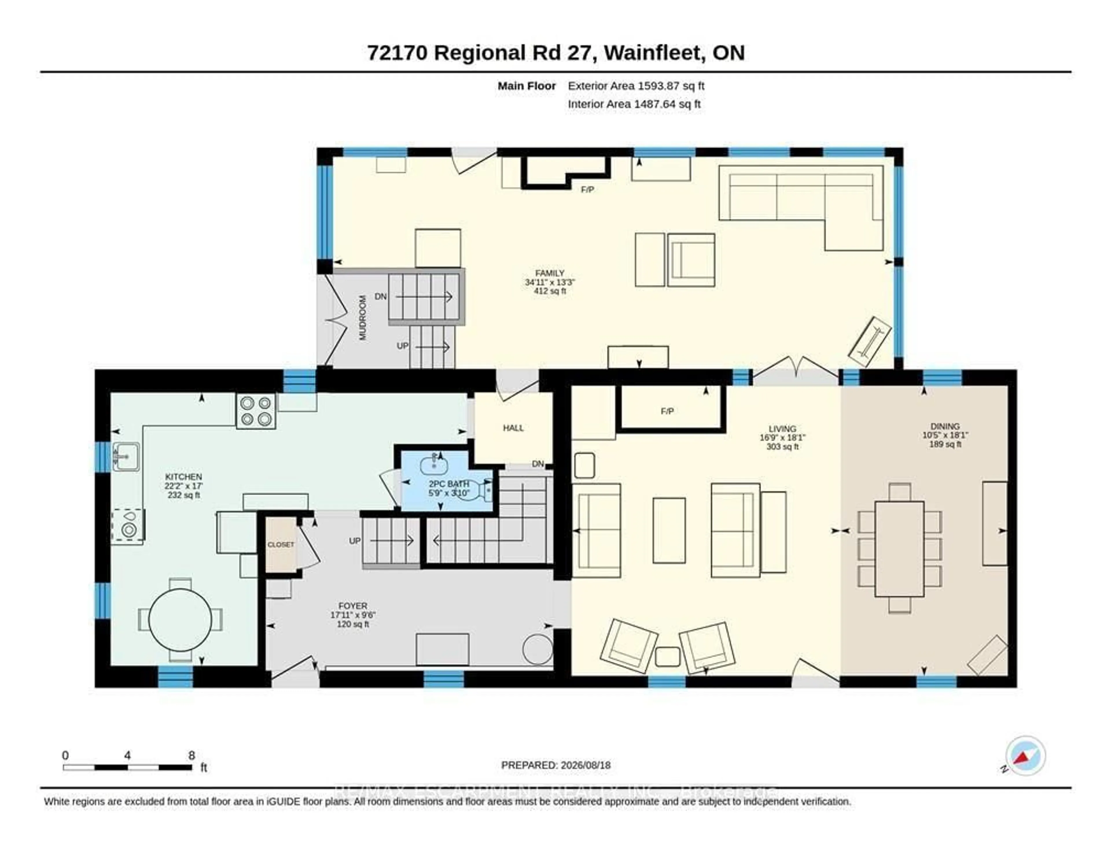 Floor plan for 72170 Regional Road 27, Wainfleet Ontario L0S 1C0