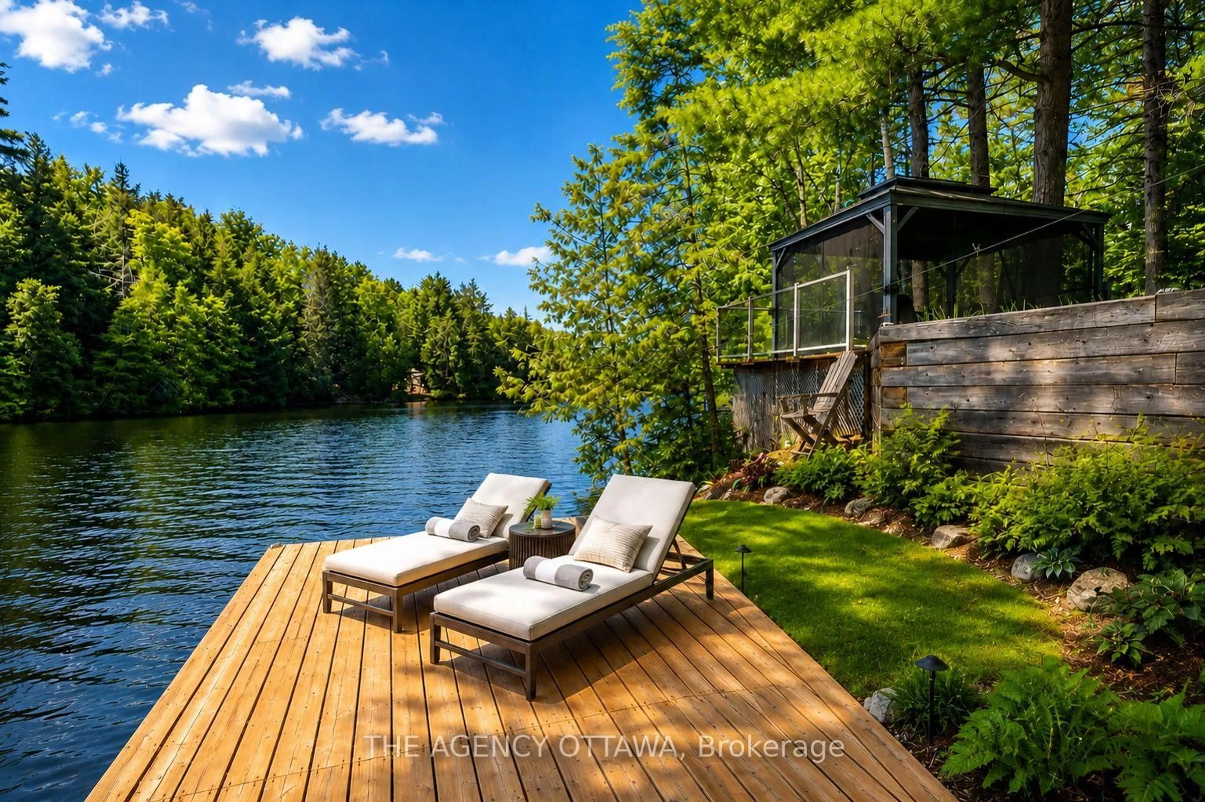 Patio, water/lake/river/ocean view for 1137 Markinspa Lane, Ardoch Ontario K0H 1C0