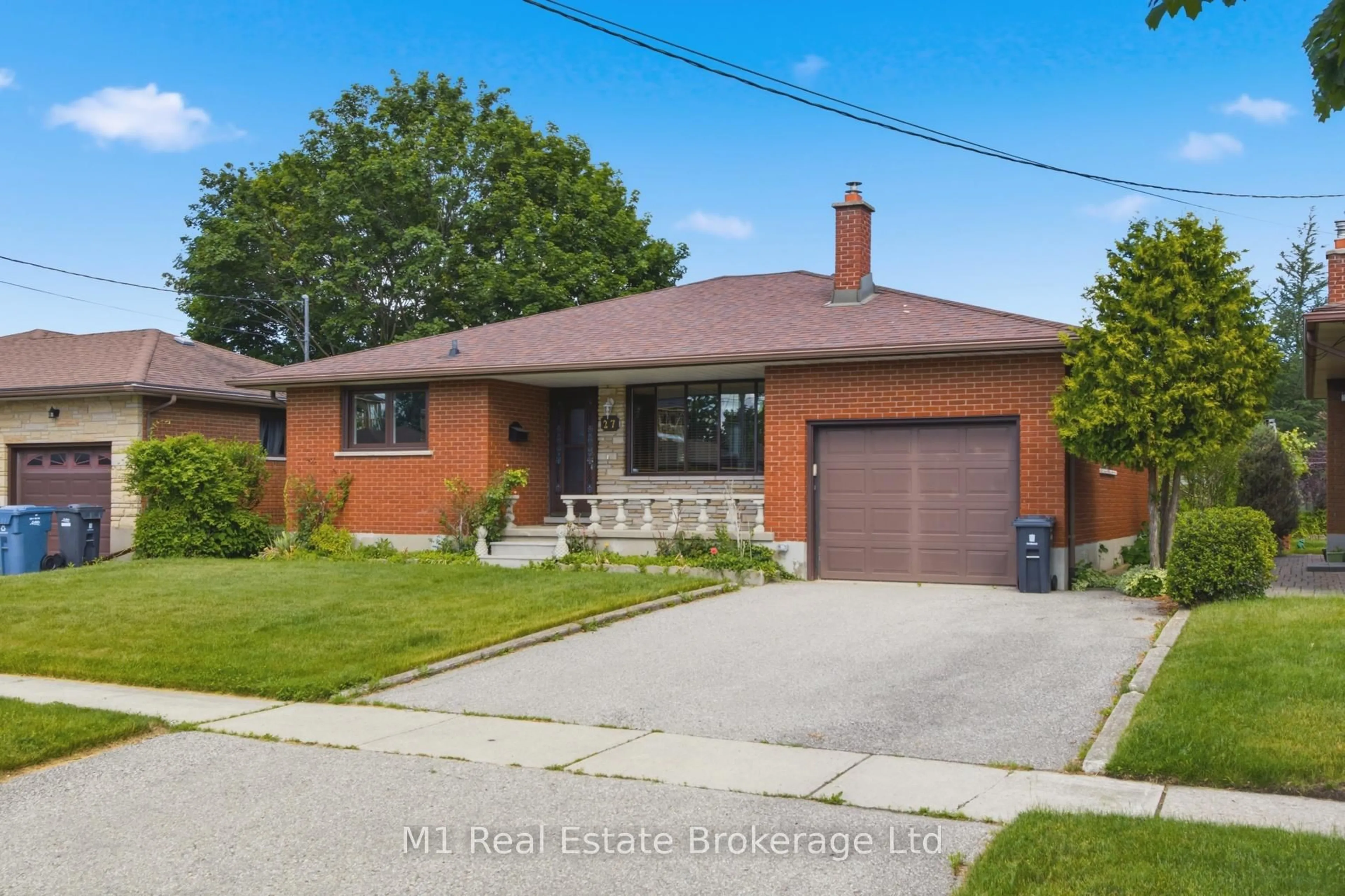 Home with brick exterior material, street for 27 Palermo Cres, Guelph Ontario N1E 2J8
