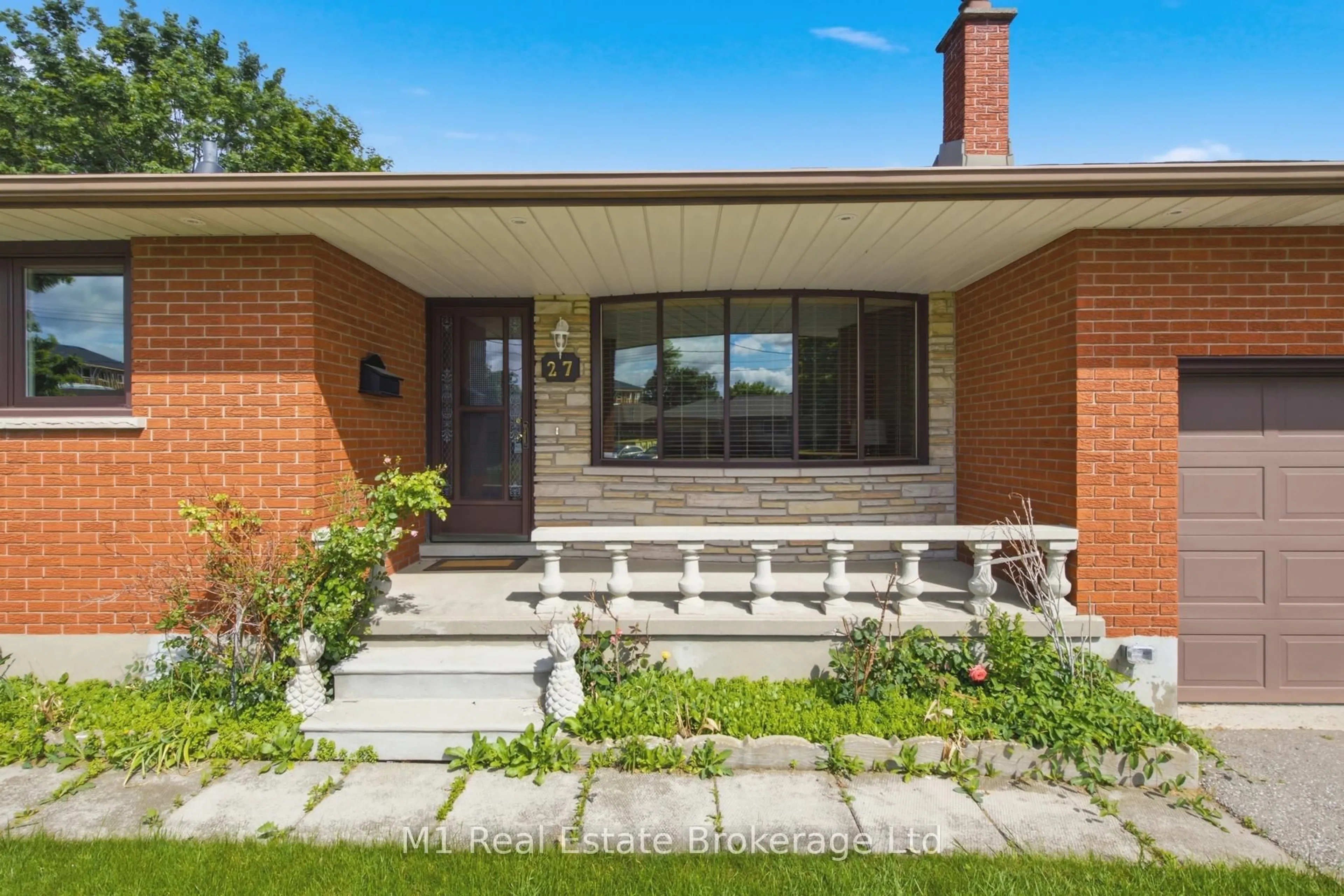 Home with brick exterior material, street for 27 Palermo Cres, Guelph Ontario N1E 2J8