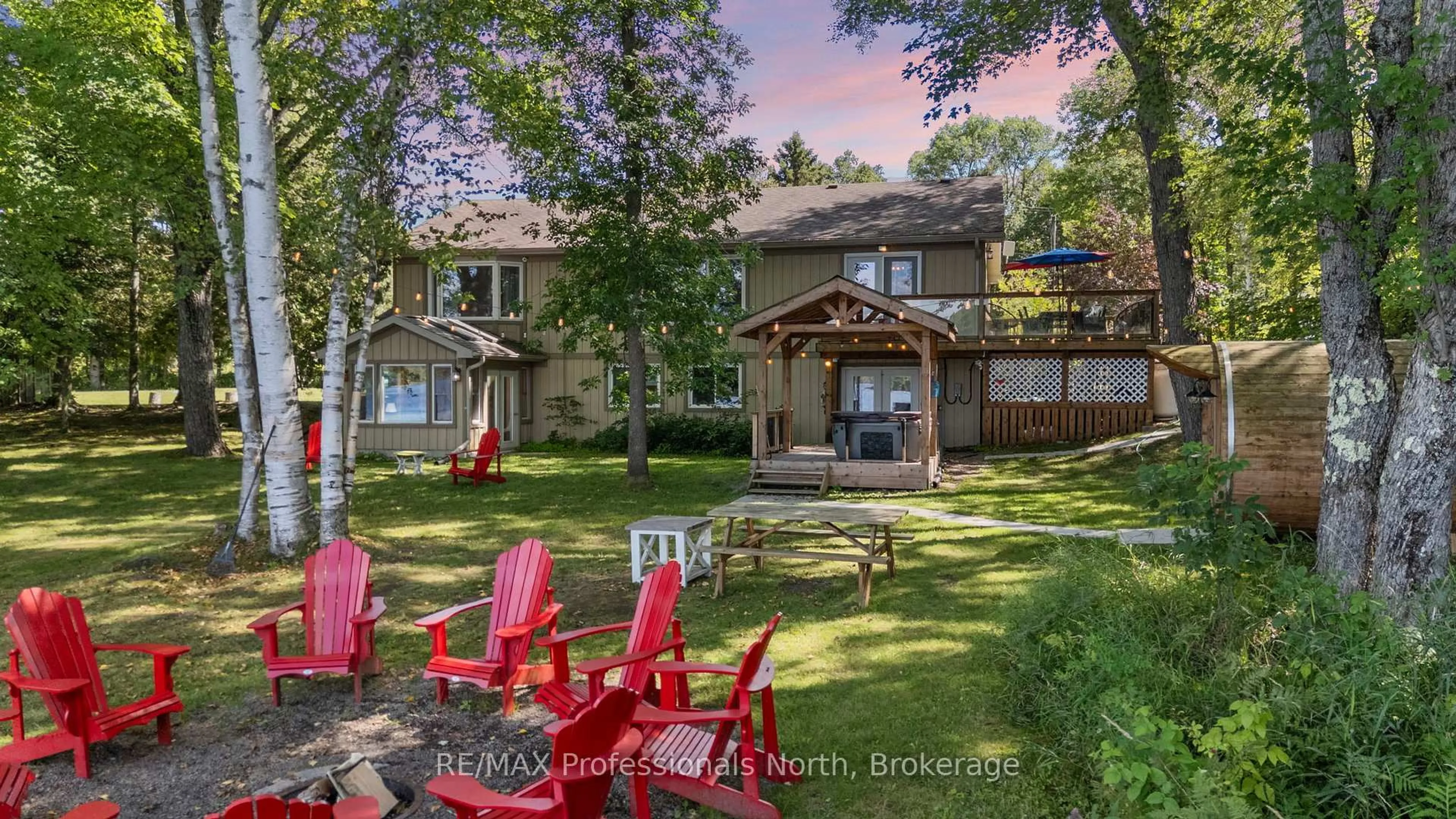 A pic from outside/outdoor area/front of a property/back of a property/a pic from drone, unknown for 11357 Highway 118, Dysart et al Ontario K0M 1S0
