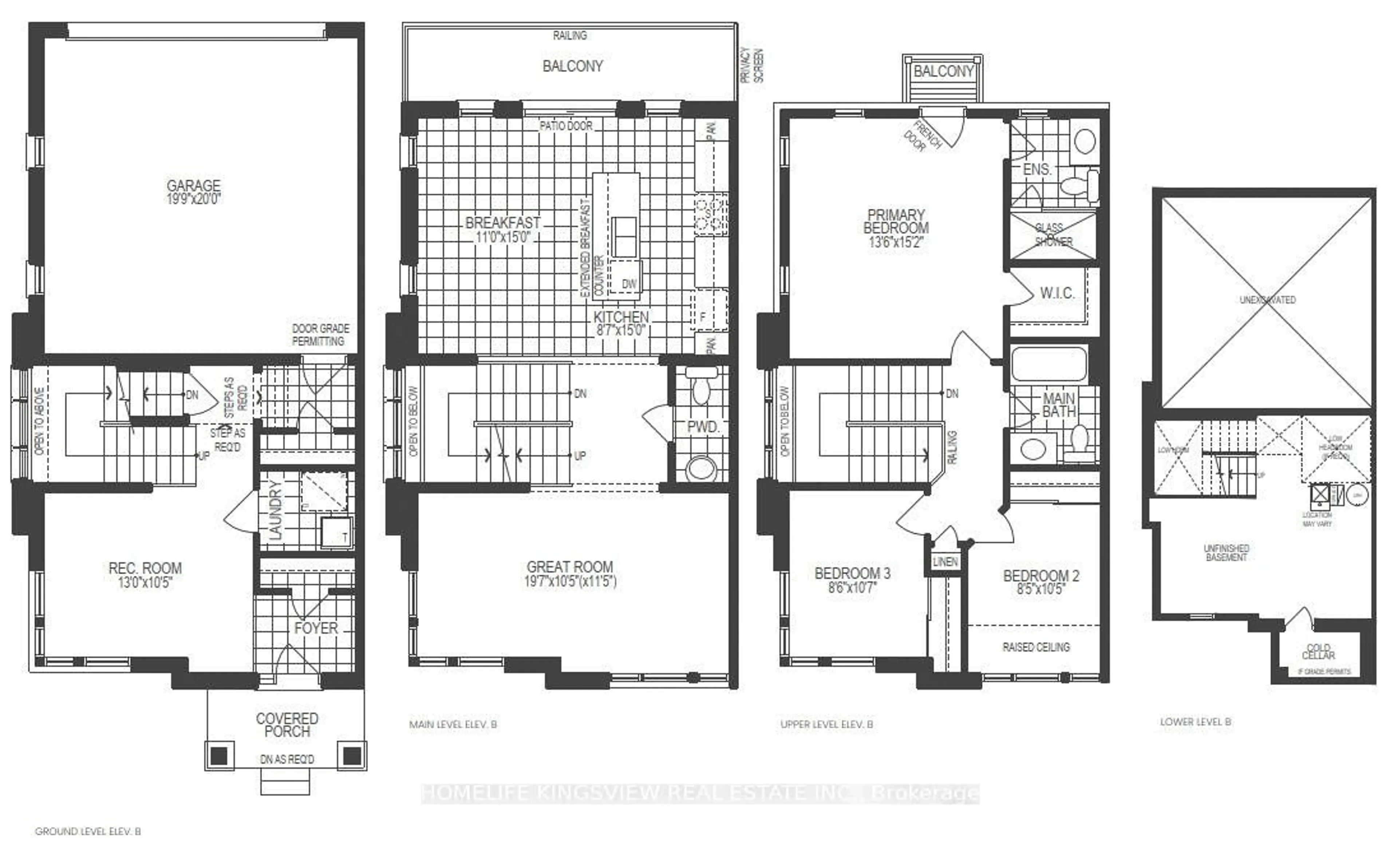 Floor plan for 496 Provident Way, Hamilton Ontario L0R 1W0
