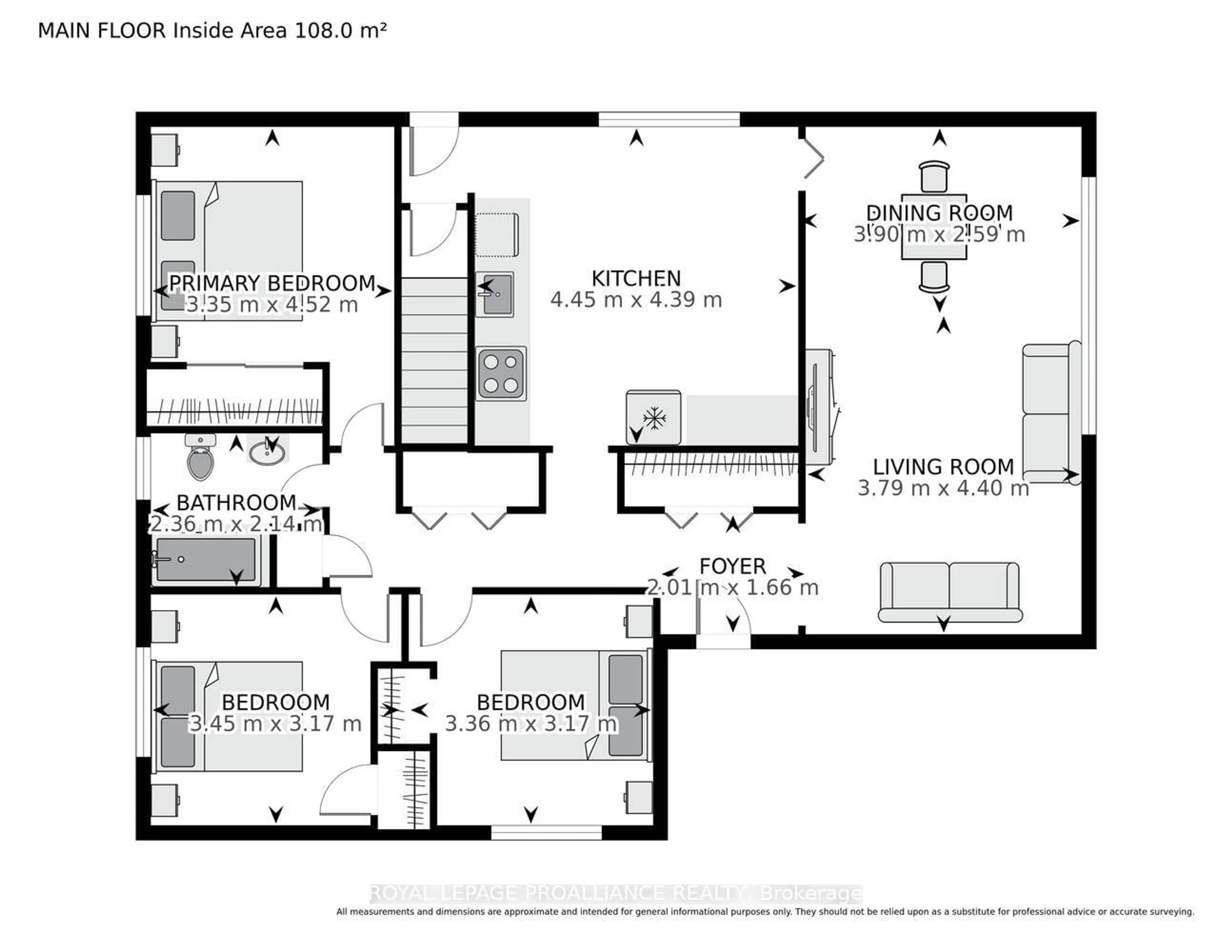 Floor plan for 402 Linda St, Prescott Ontario K0E 1T0