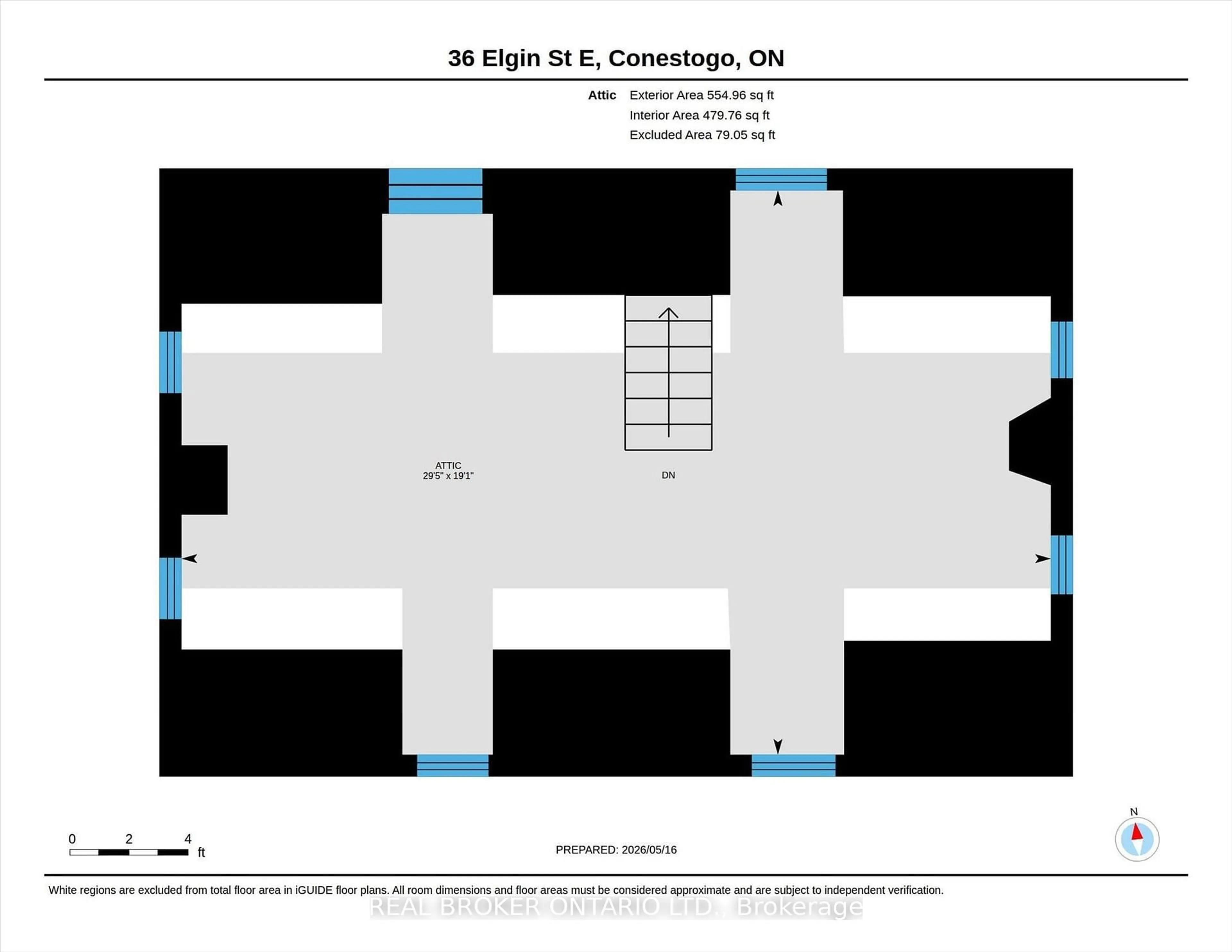 Floor plan for 36 Elgin St, Woolwich Ontario N0B 1N0