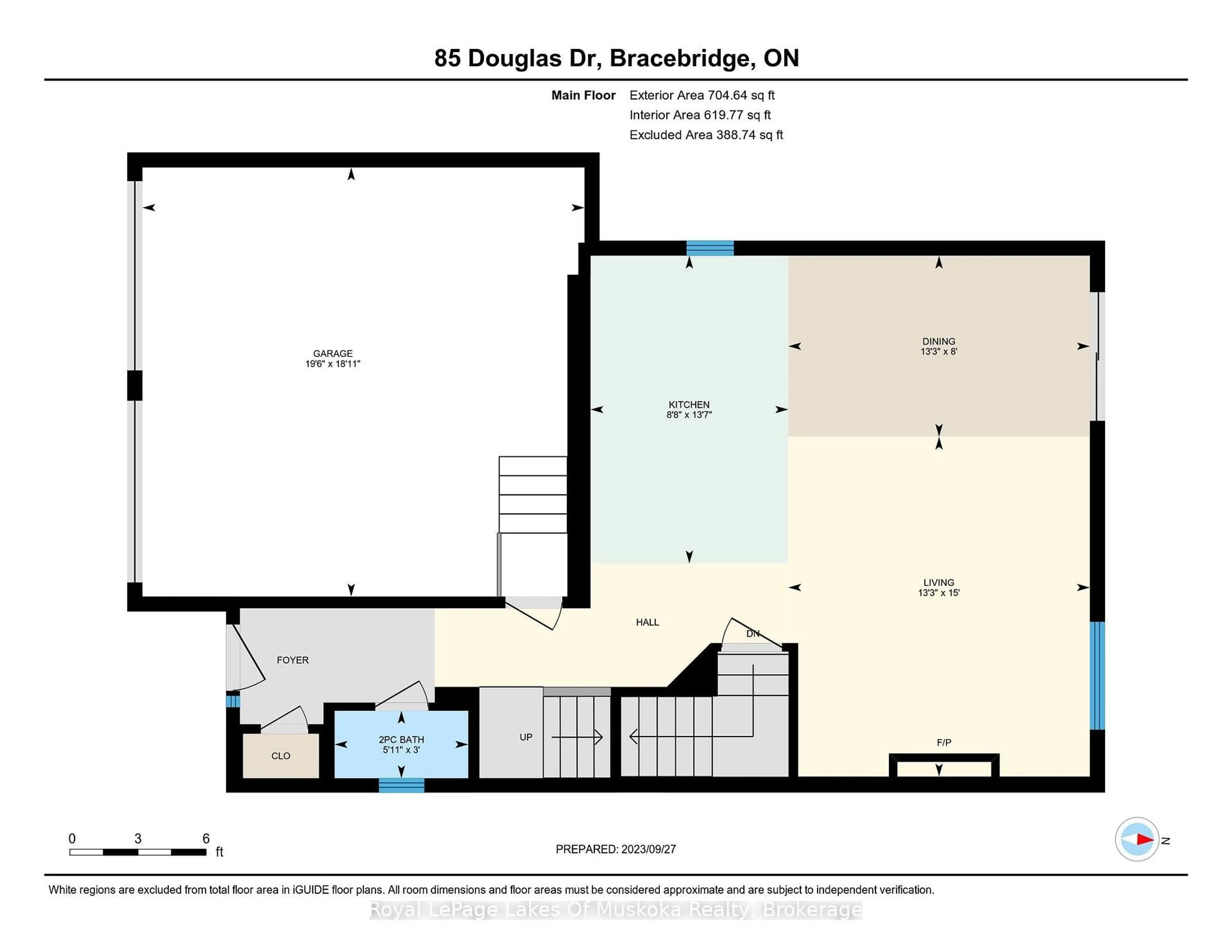 Floor plan for 85 Douglas Dr, Bracebridge Ontario P1L 0L3