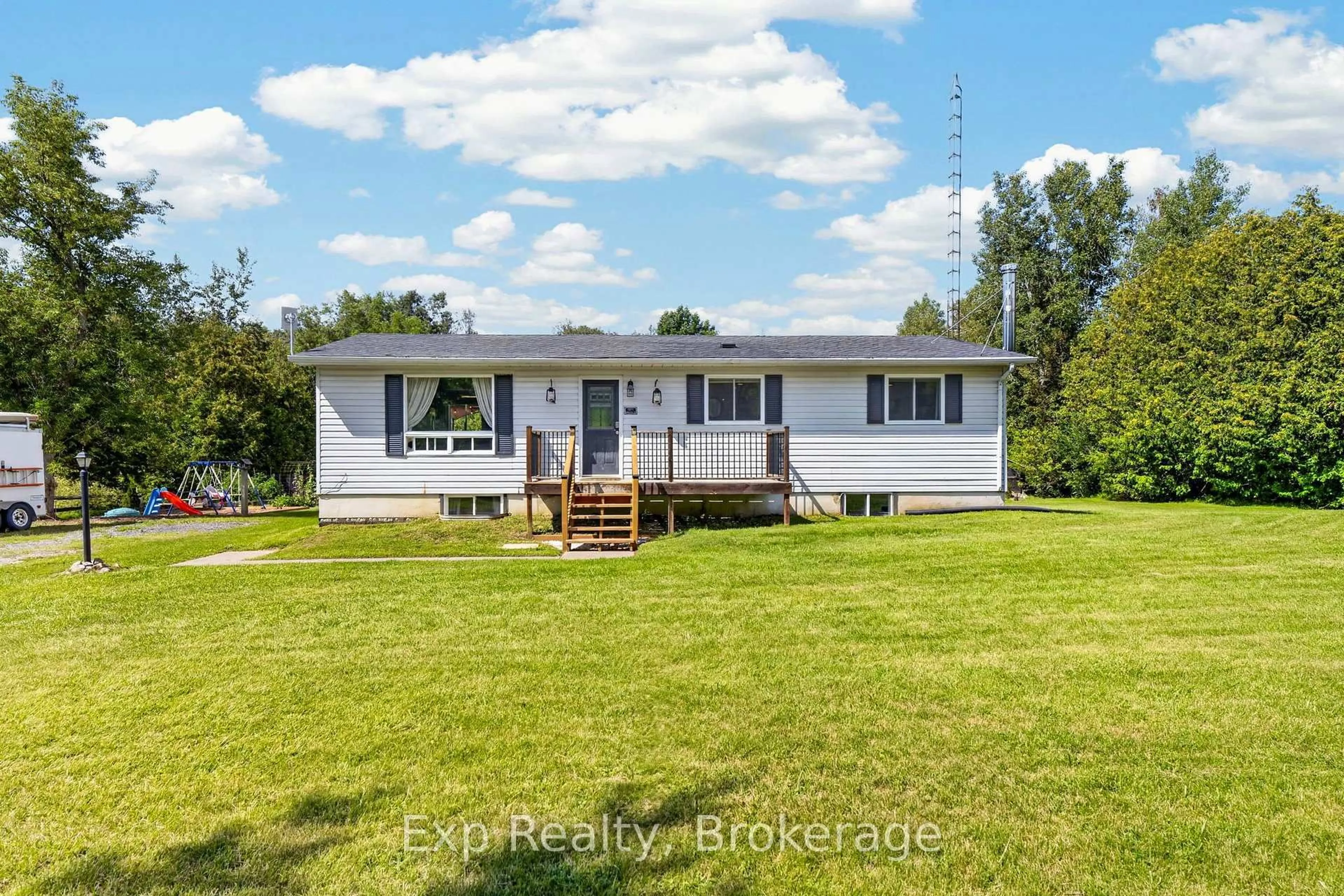 A pic from outside/outdoor area/front of a property/back of a property/a pic from drone, water/lake/river/ocean view for 1901 Hollowview Rd, Stirling Ontario K0K 3E0