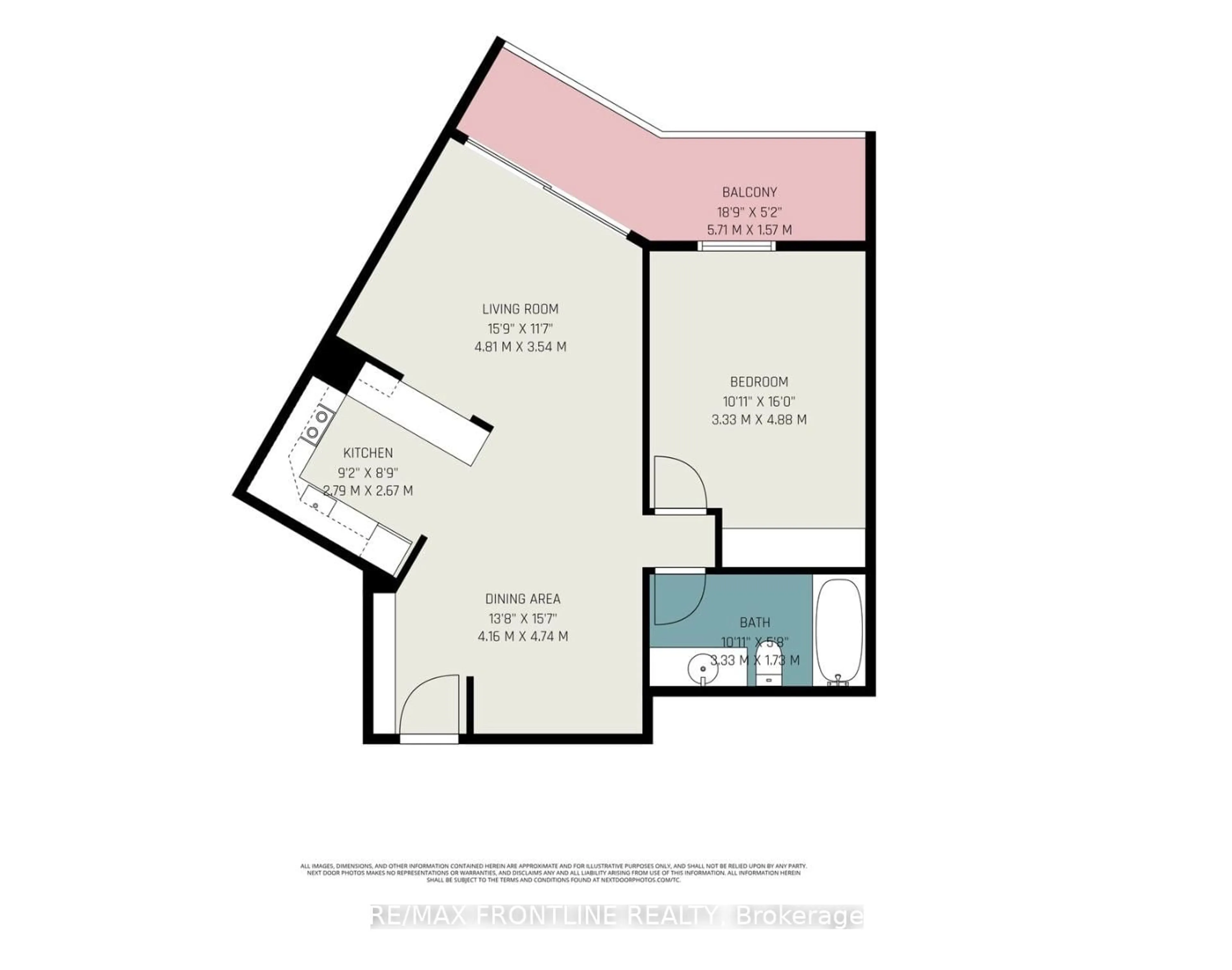 Floor plan for 1081 Ambleside Dr #1009, Ottawa Ontario K2B 8C8
